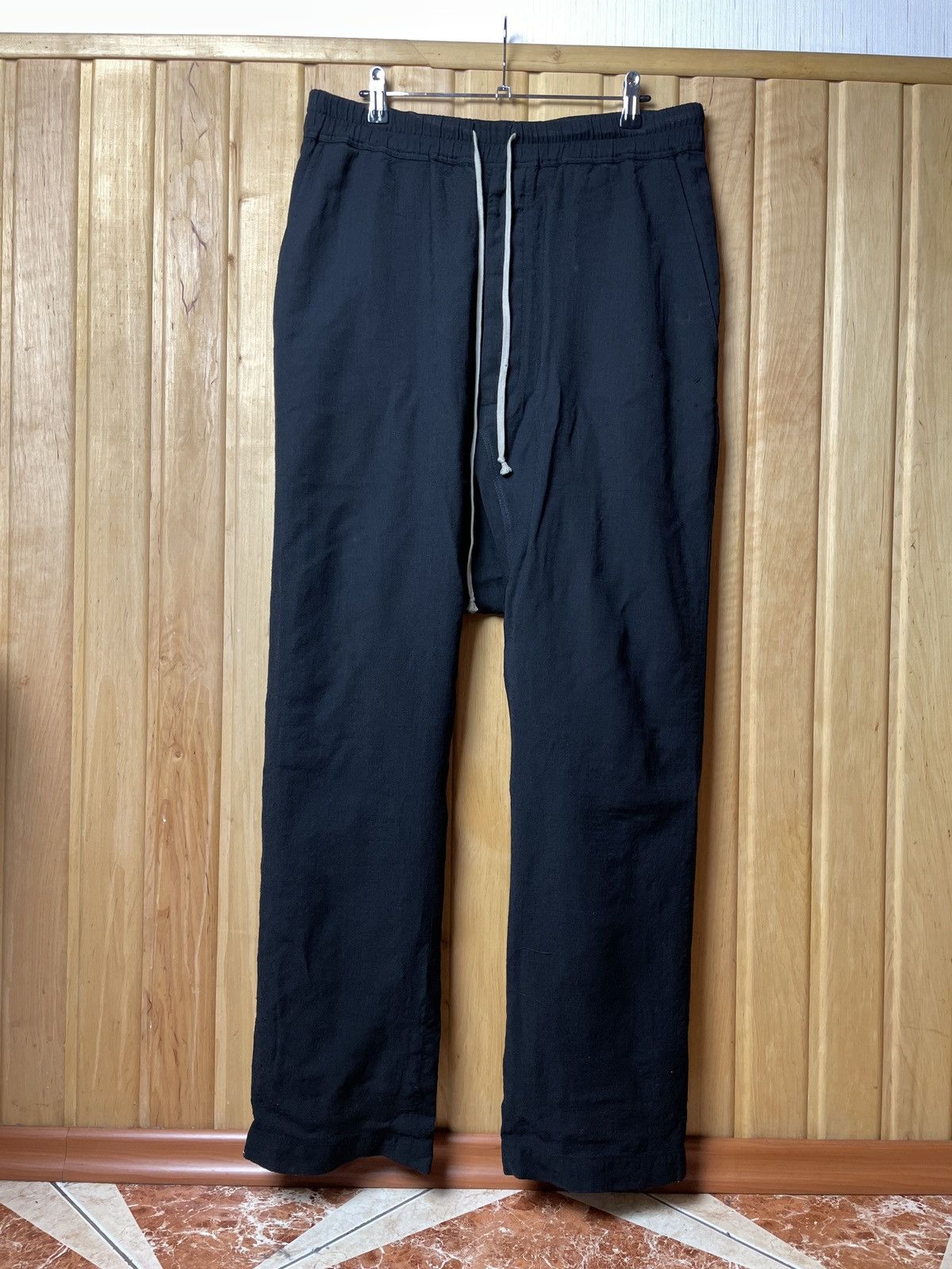 Rick Owens Wool Drop Crotch Pants Size US 33 - 5 Thumbnail