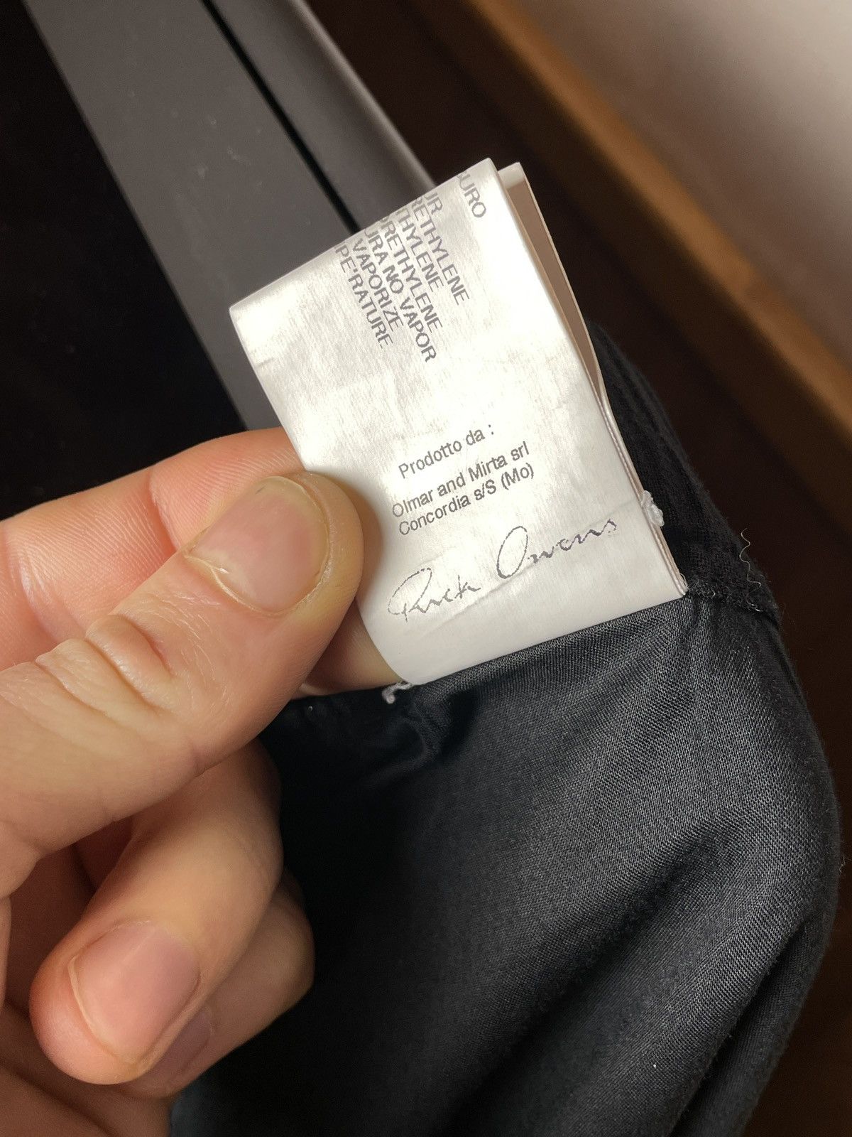 Rick Owens Wool Drop Crotch Pants Size US 33 - 23 Thumbnail