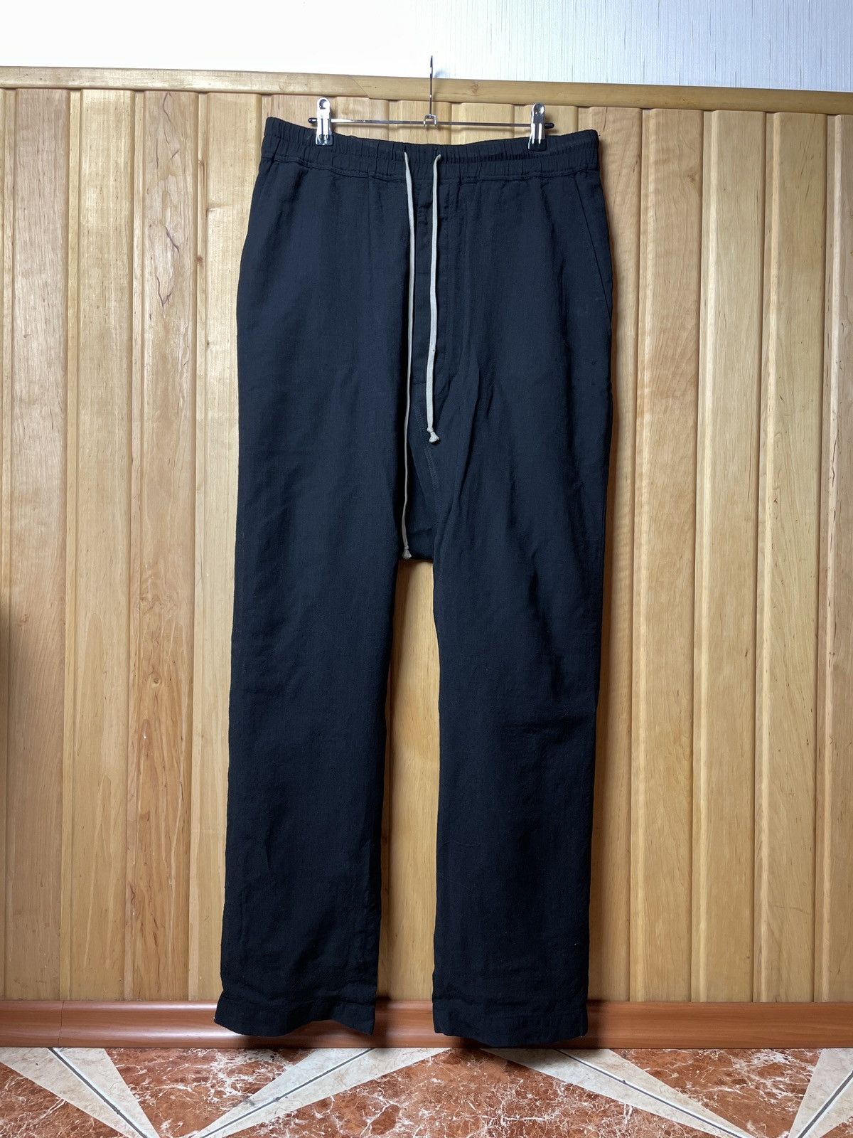 Rick Owens Wool Drop Crotch Pants Size US 33 - 4 Thumbnail