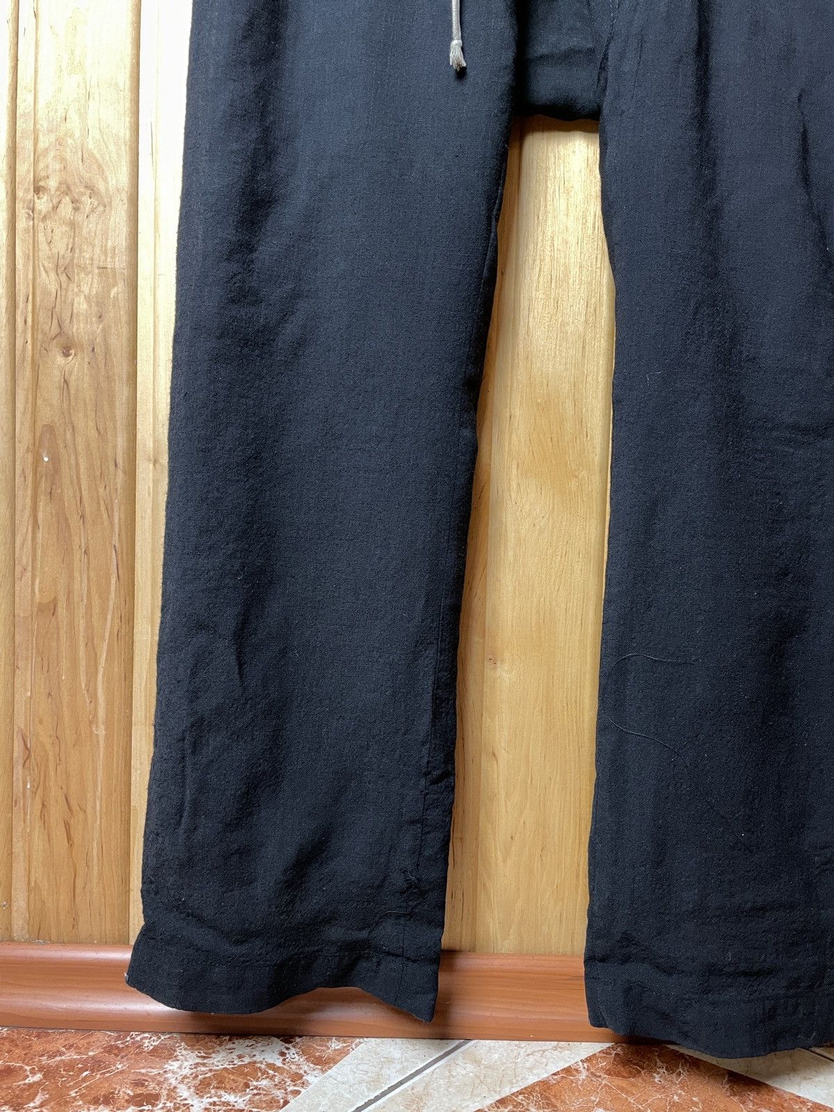 Wool Drop Crotch Pants