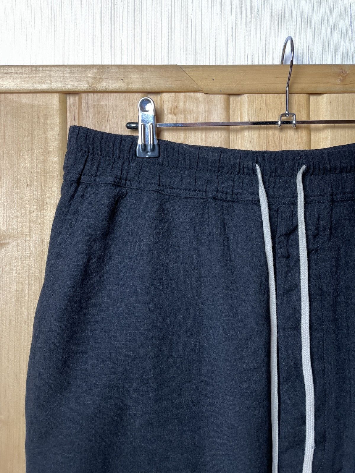 Wool Drop Crotch Pants