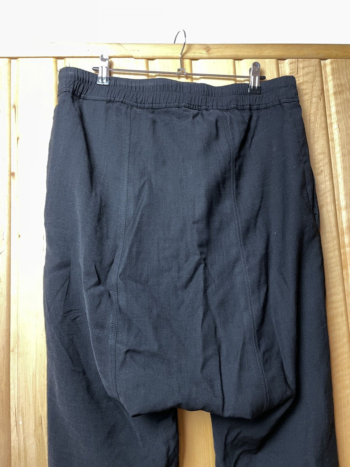 Rick Owens Wool Drop Crotch Pants Size US 33 - 14 Thumbnail