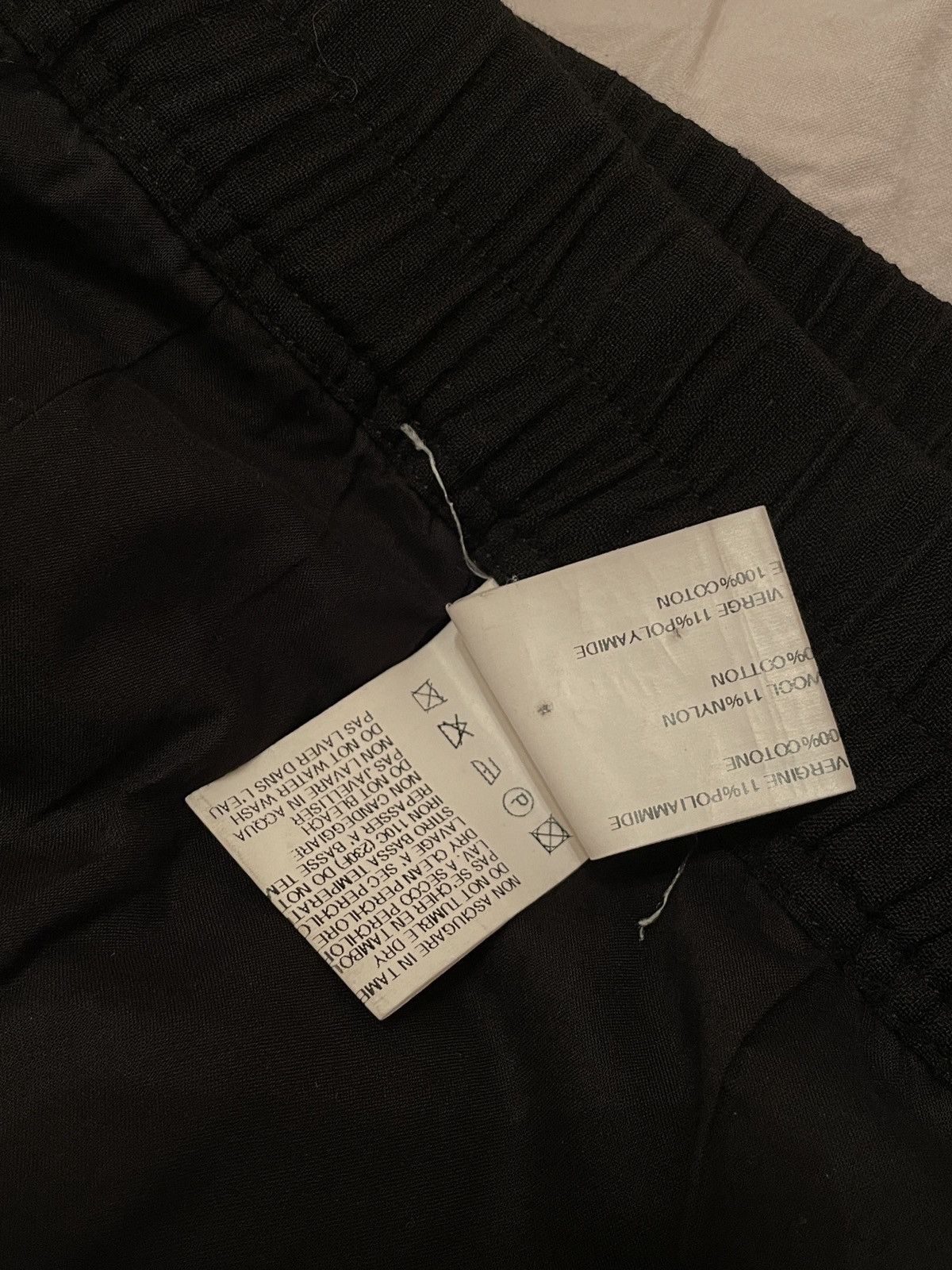 Rick Owens Wool Drop Crotch Pants Size US 33 - 24 Thumbnail
