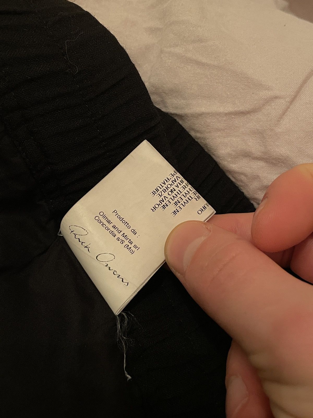 Rick Owens Wool Drop Crotch Pants Size US 33 - 25 Thumbnail