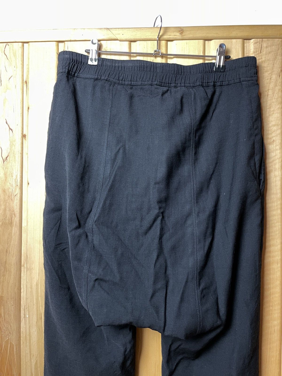 Rick Owens Wool Drop Crotch Pants Size US 33 - 16 Thumbnail