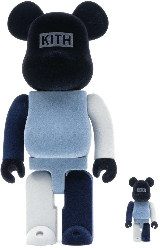 Kith × Medicom Bearbrick Bearbrick Kith 100% & 400% Set (Summer Cool Multi)  | Grailed