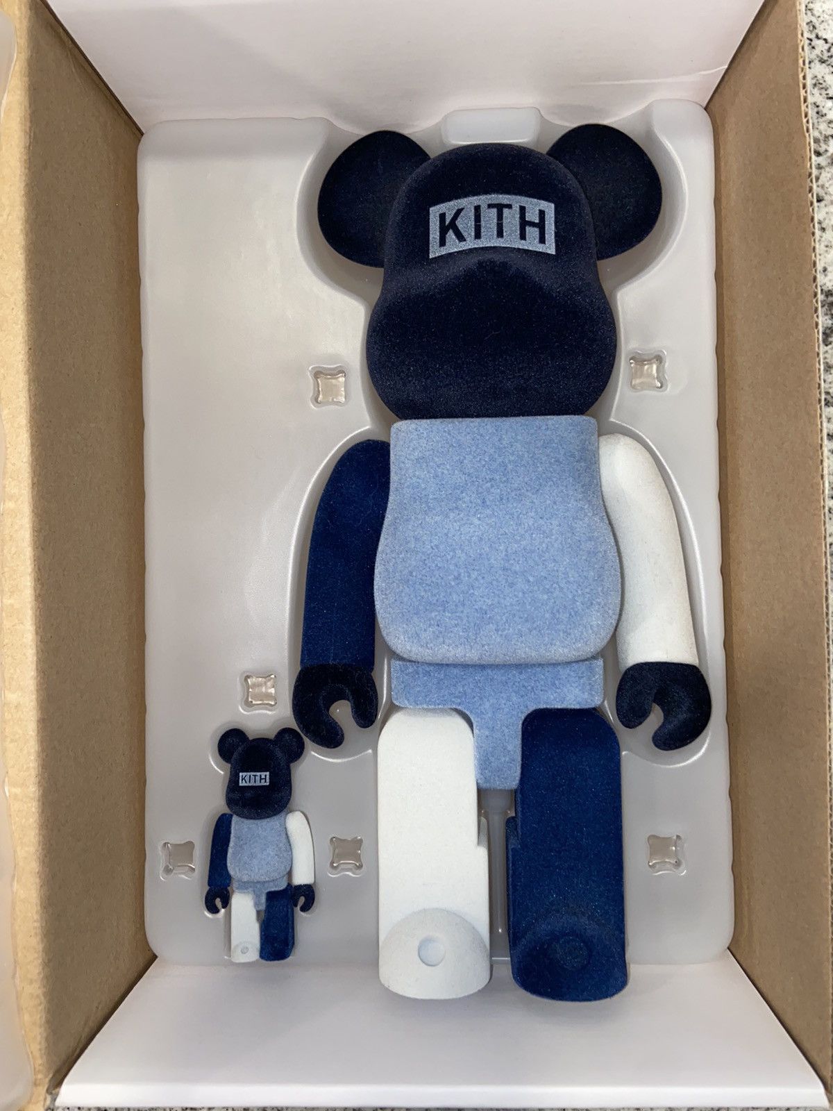 Kith × Medicom Bearbrick Bearbrick Kith 100% & 400% Set (Summer Cool Multi)  | Grailed