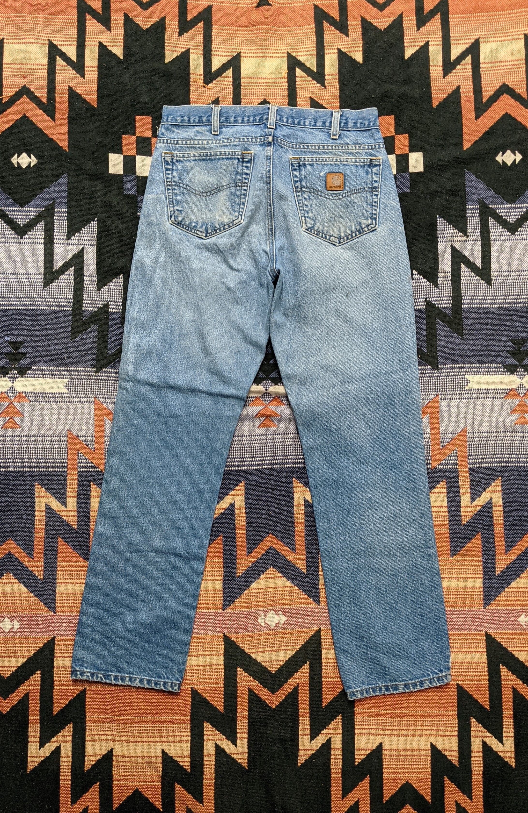 Carhartt × Vintage Vintage Carhartt blue jeans Size US 32 / EU 48 - 3 Thumbnail