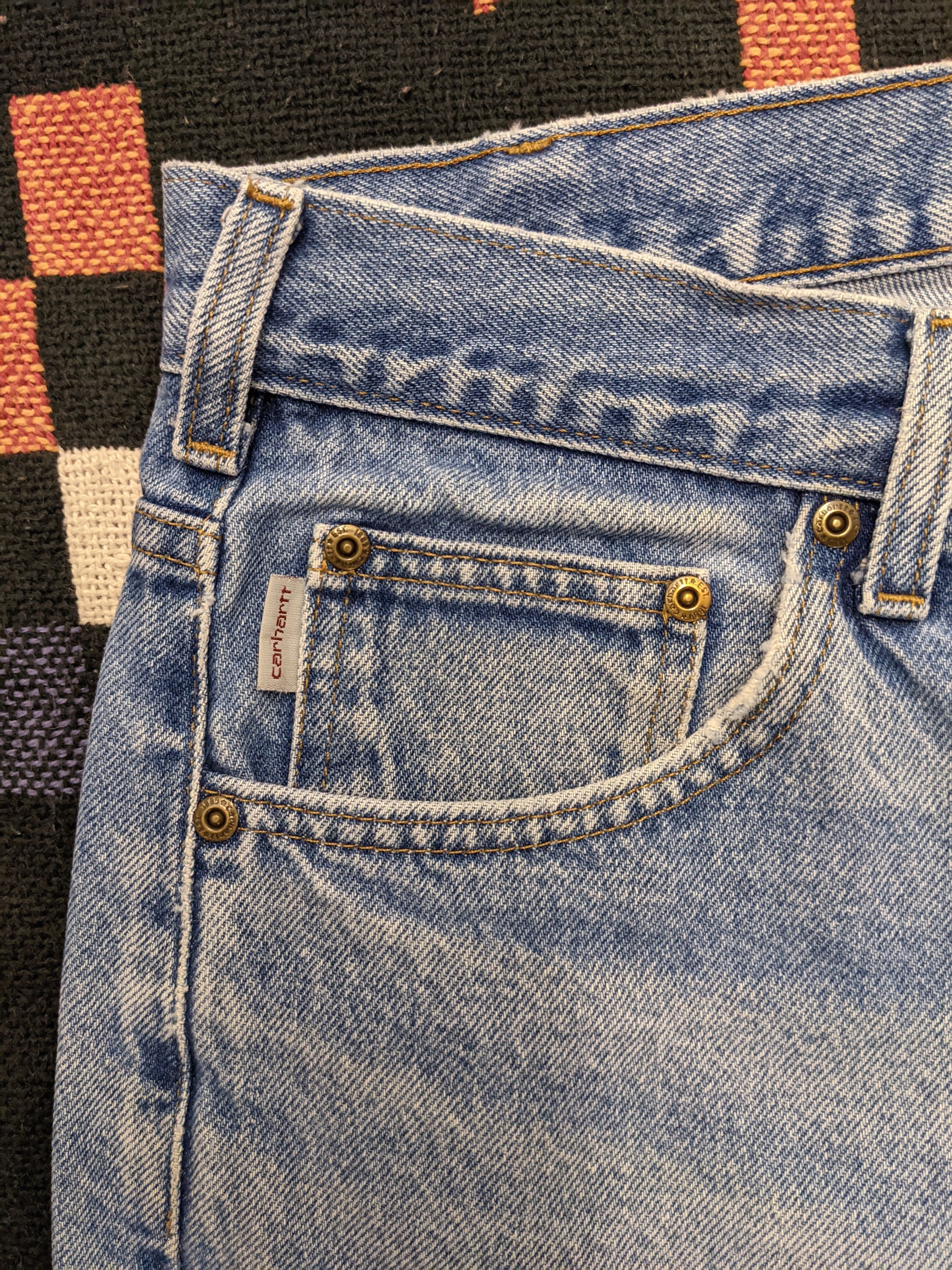 Carhartt × Vintage Vintage Carhartt blue jeans Size US 32 / EU 48 - 4 Thumbnail