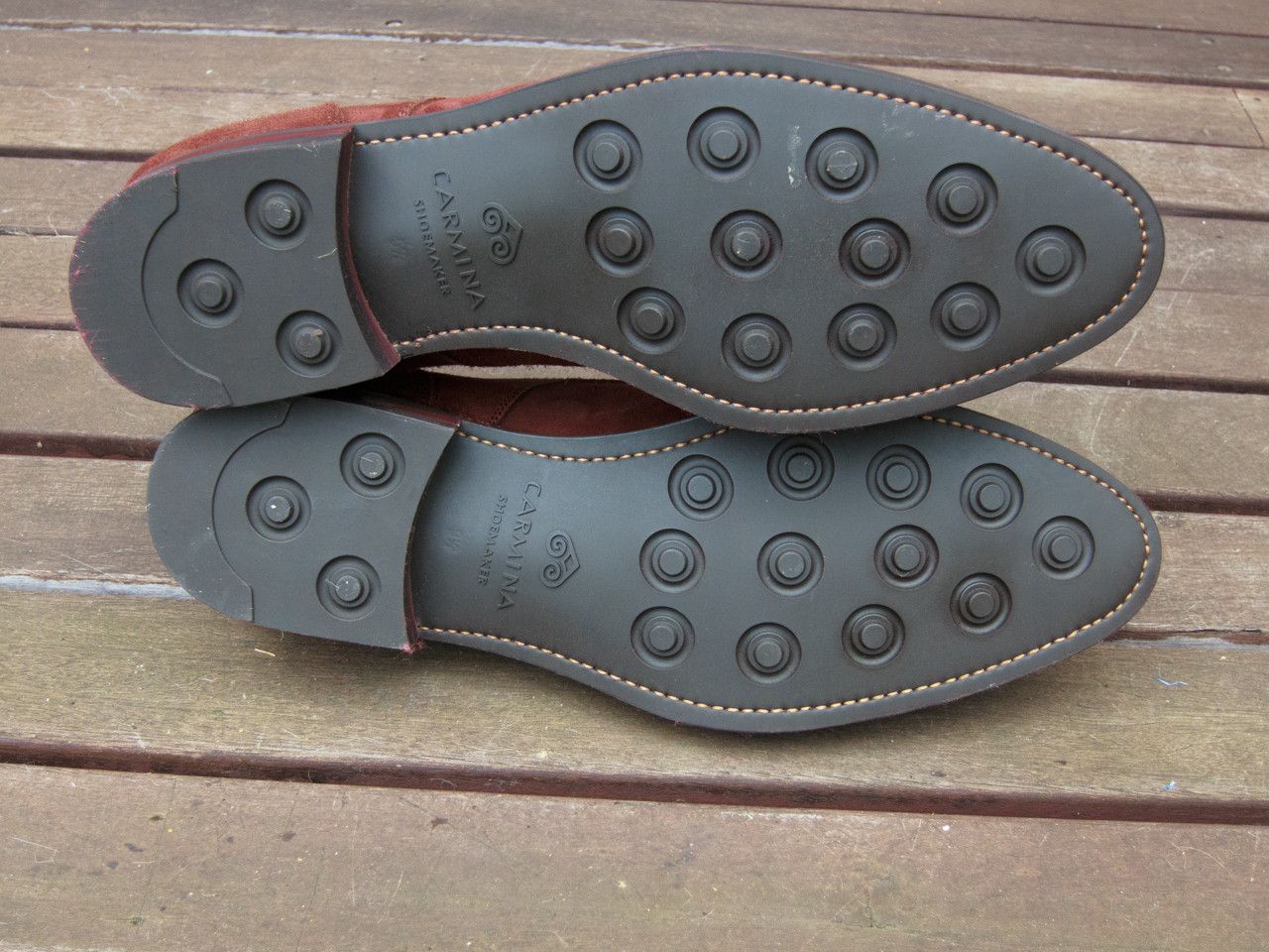 Carmina NEW Polo Suede Split Toe Bluchers Size US 10.5 / EU 43-44 - 4 Thumbnail