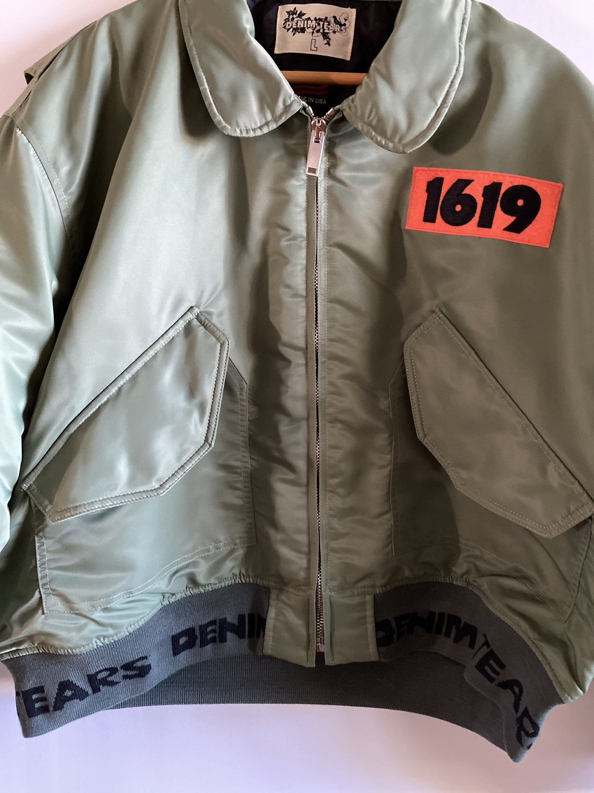 DENIM TEARS Military CWU 45/P Trans Atlantic Bomber Flight Jacket