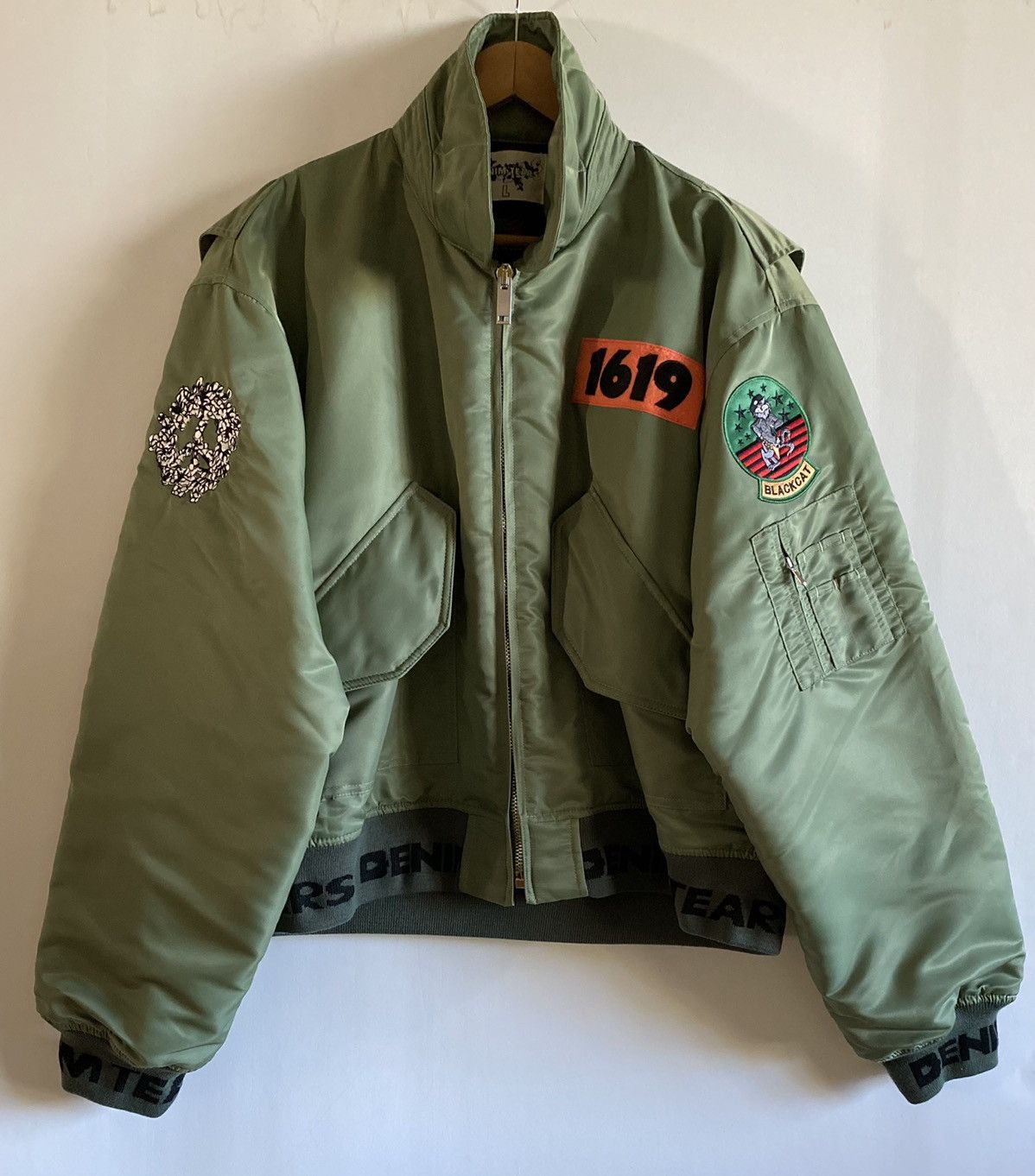 DENIM TEARS Military CWU 45/P Trans Atlantic Bomber Flight Jacket