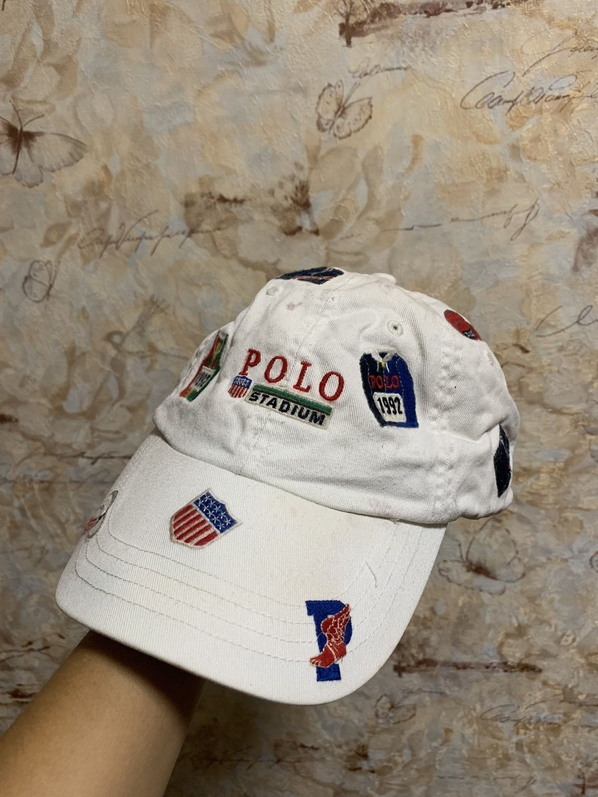 Polo Ralph Lauren Polo STADIUM P WING 1992 Long billed cap | Grailed