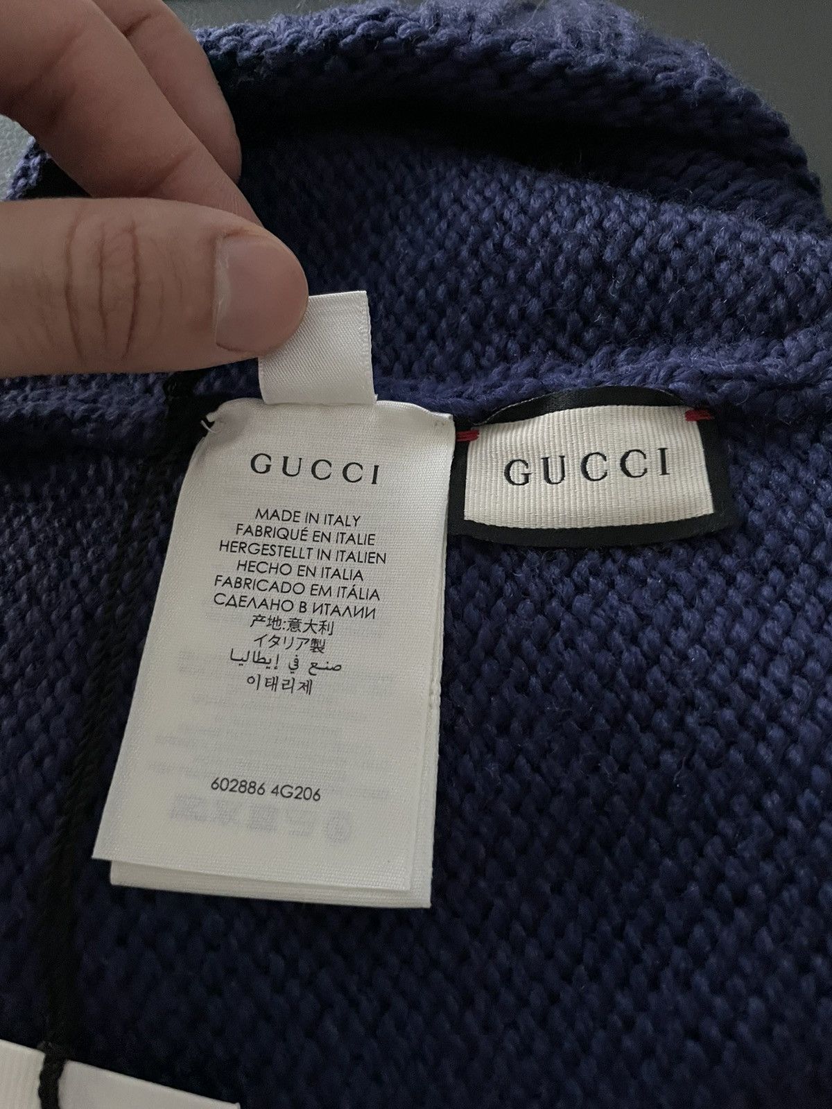 Gucci Rare Brand NEW Sold Out Runway 100% Virgin Wool GG Logo Hat Size ONE SIZE - 8 Thumbnail