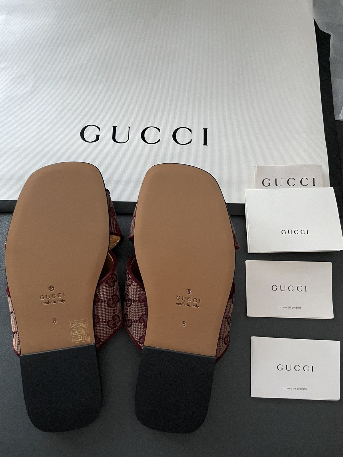Gucci Super Runway Gucci GG Logo Monogram Slides Sandal Brand New Size US 8.5 / EU 41-42 - 18 Thumbnail