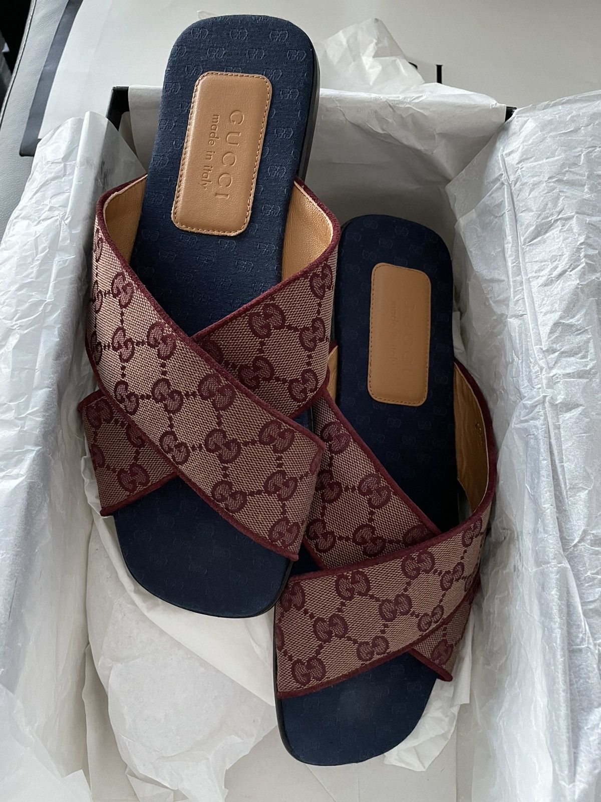 Gucci Super Runway Gucci GG Logo Monogram Slides Sandal Brand New Size US 8.5 / EU 41-42 - 9 Thumbnail