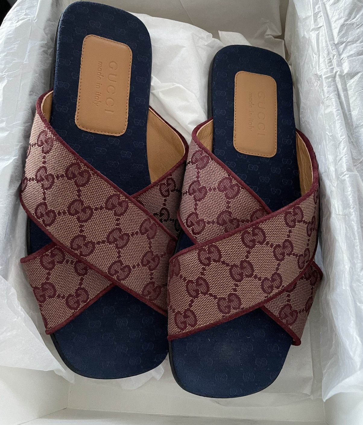 Gucci Super Runway Gucci GG Logo Monogram Slides Sandal Brand New Size US 8.5 / EU 41-42 - 7 Thumbnail