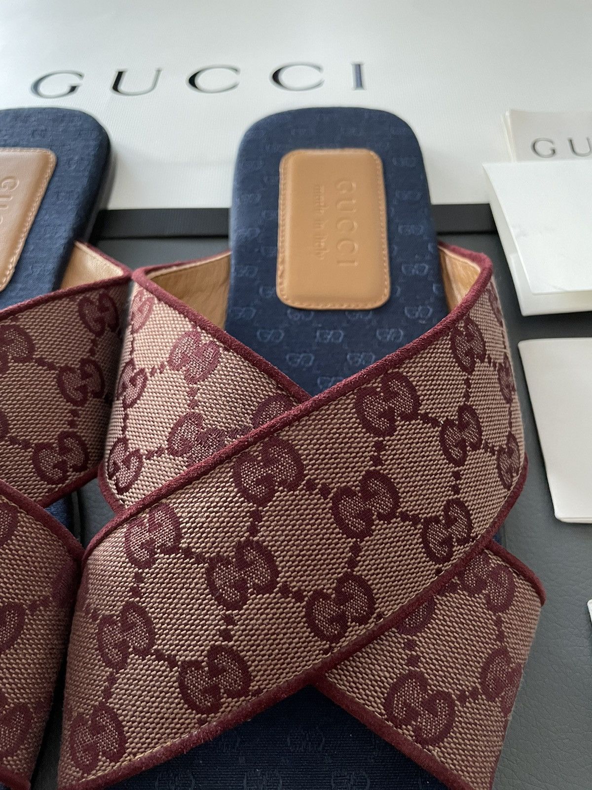 Gucci Super Runway Gucci GG Logo Monogram Slides Sandal Brand New Size US 8.5 / EU 41-42 - 17 Thumbnail