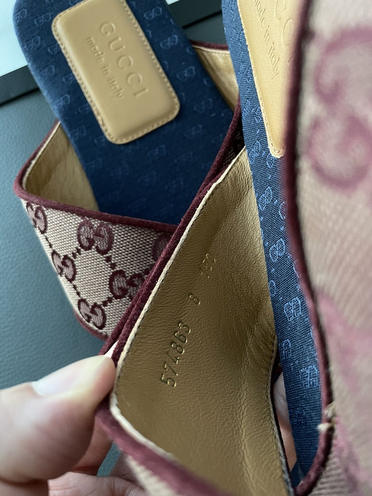 Gucci Super Runway Gucci GG Logo Monogram Slides Sandal Brand New Size US 8.5 / EU 41-42 - 3 Thumbnail