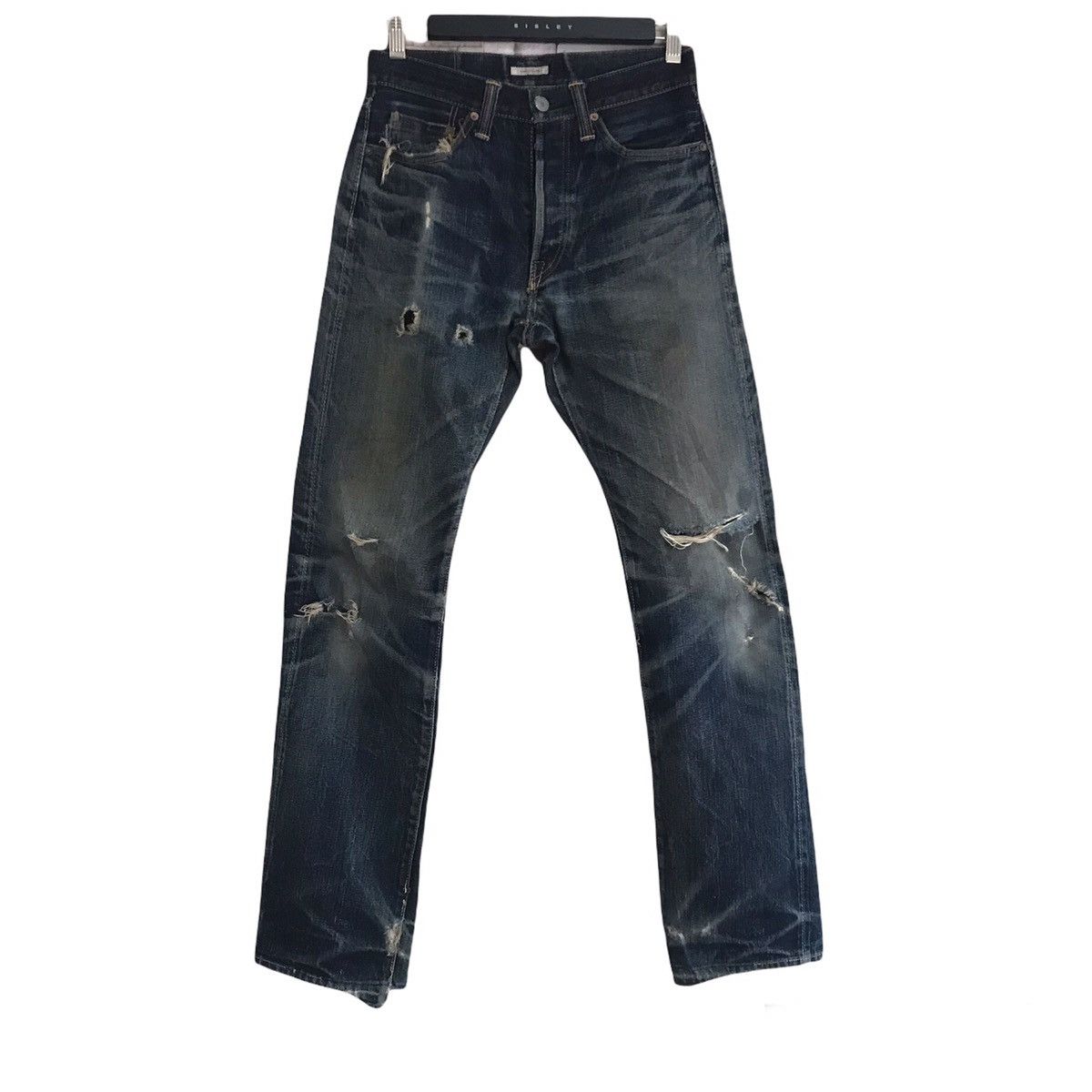 Eternal Eternal Distressed Denim Selvedge Jeans Nature Fade Size US 29 - 1 Thumbnail