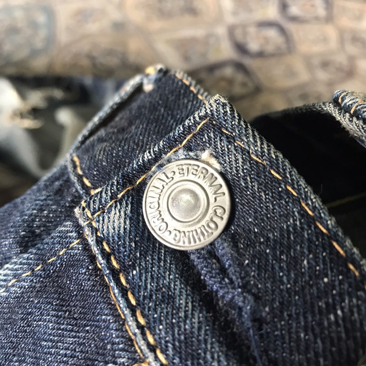 Eternal Eternal Distressed Denim Selvedge Jeans Nature Fade Size US 29 - 17 Thumbnail