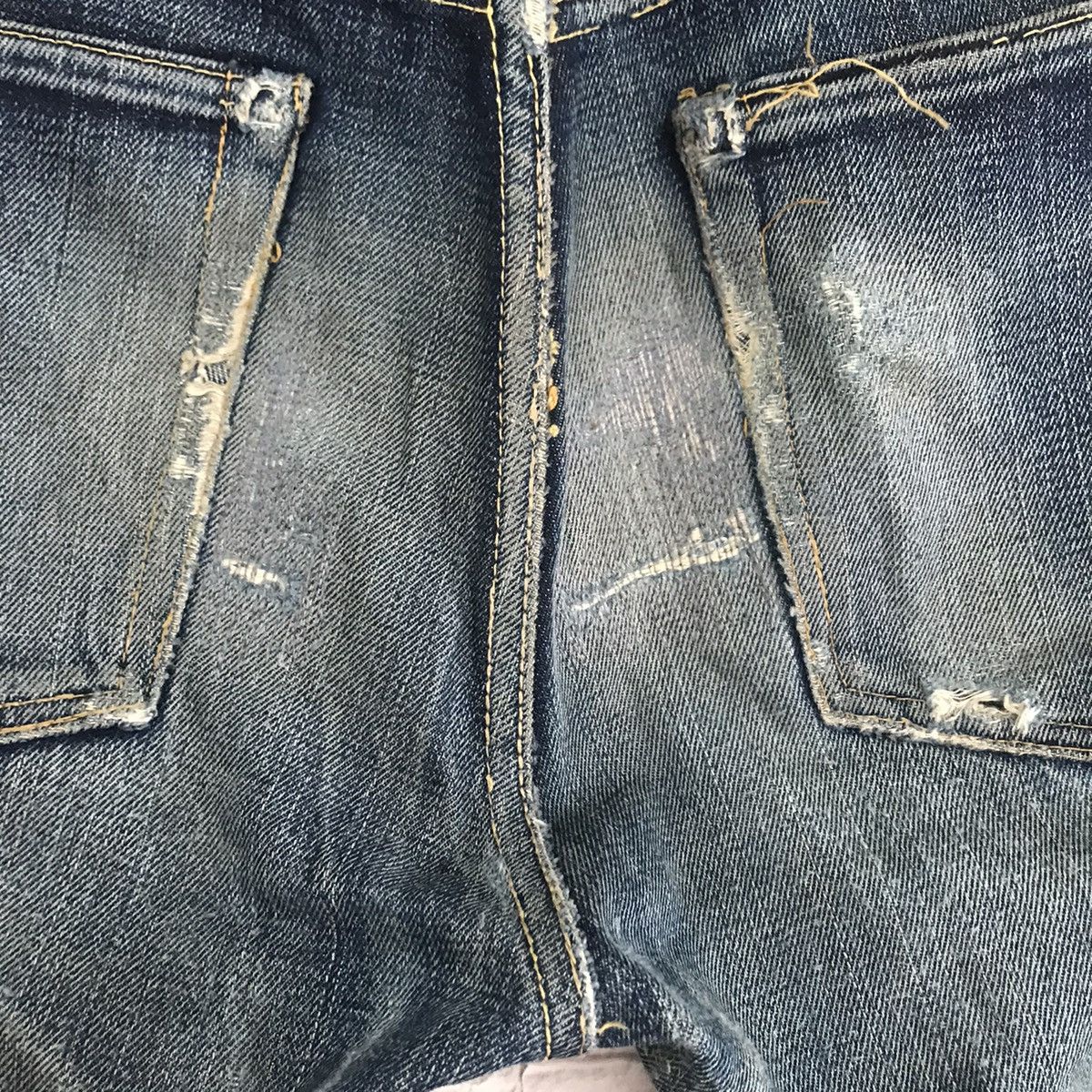 Eternal Eternal Distressed Denim Selvedge Jeans Nature Fade Size US 29 - 13 Thumbnail