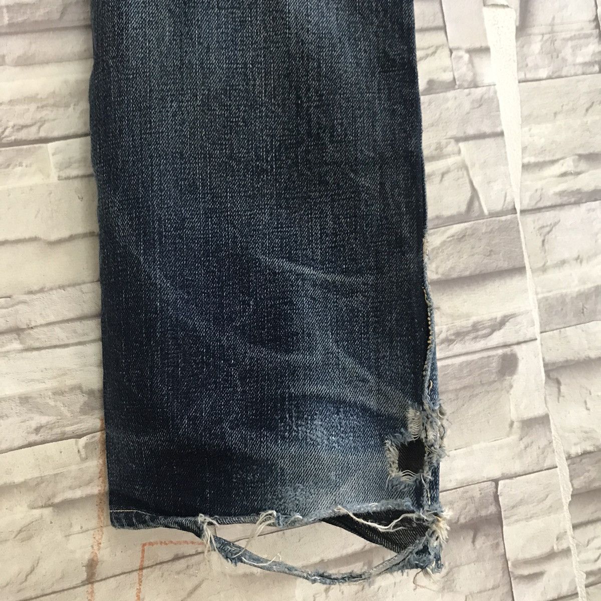 Eternal Eternal Distressed Denim Selvedge Jeans Nature Fade Size US 29 - 15 Thumbnail