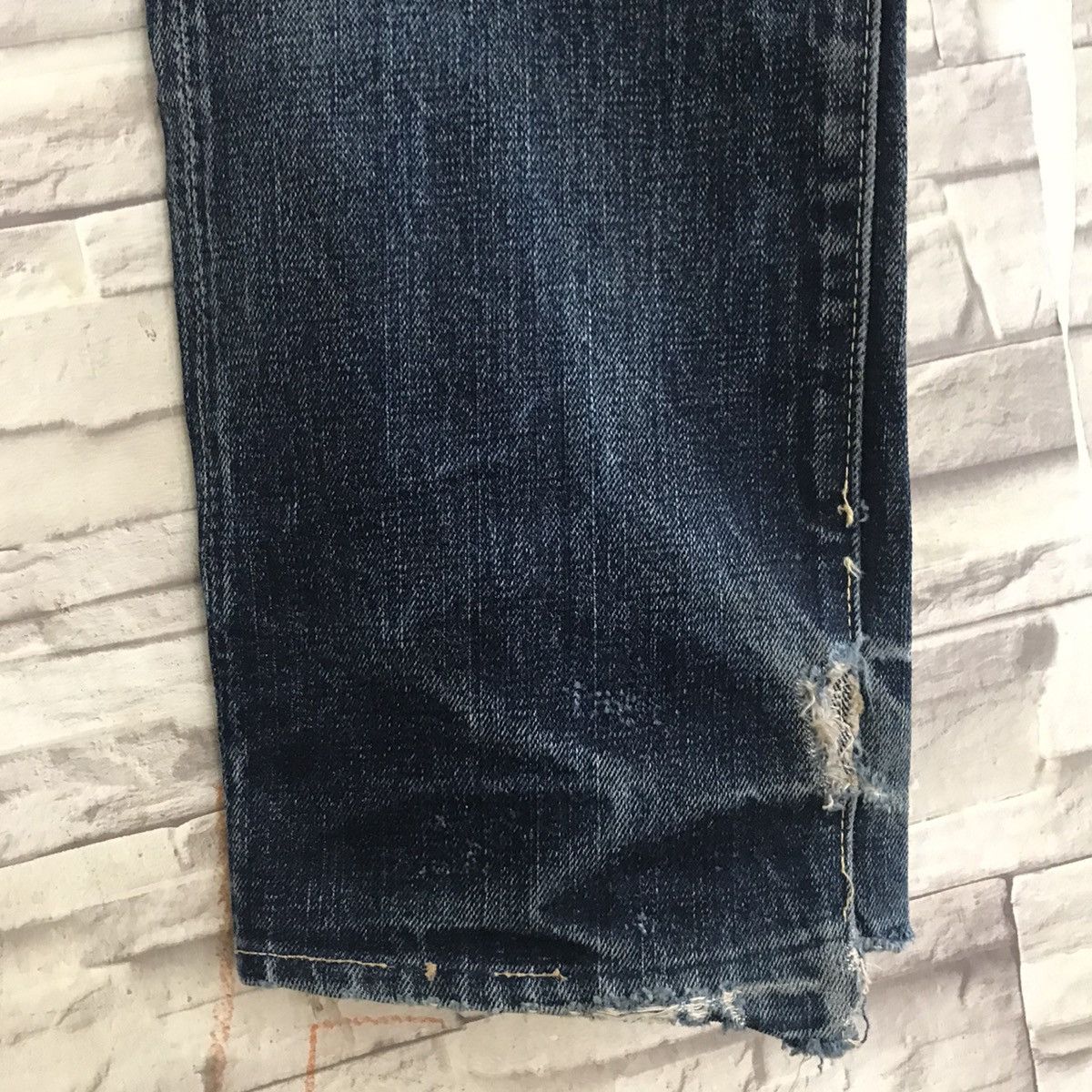 Eternal Eternal Distressed Denim Selvedge Jeans Nature Fade Size US 29 - 9 Thumbnail