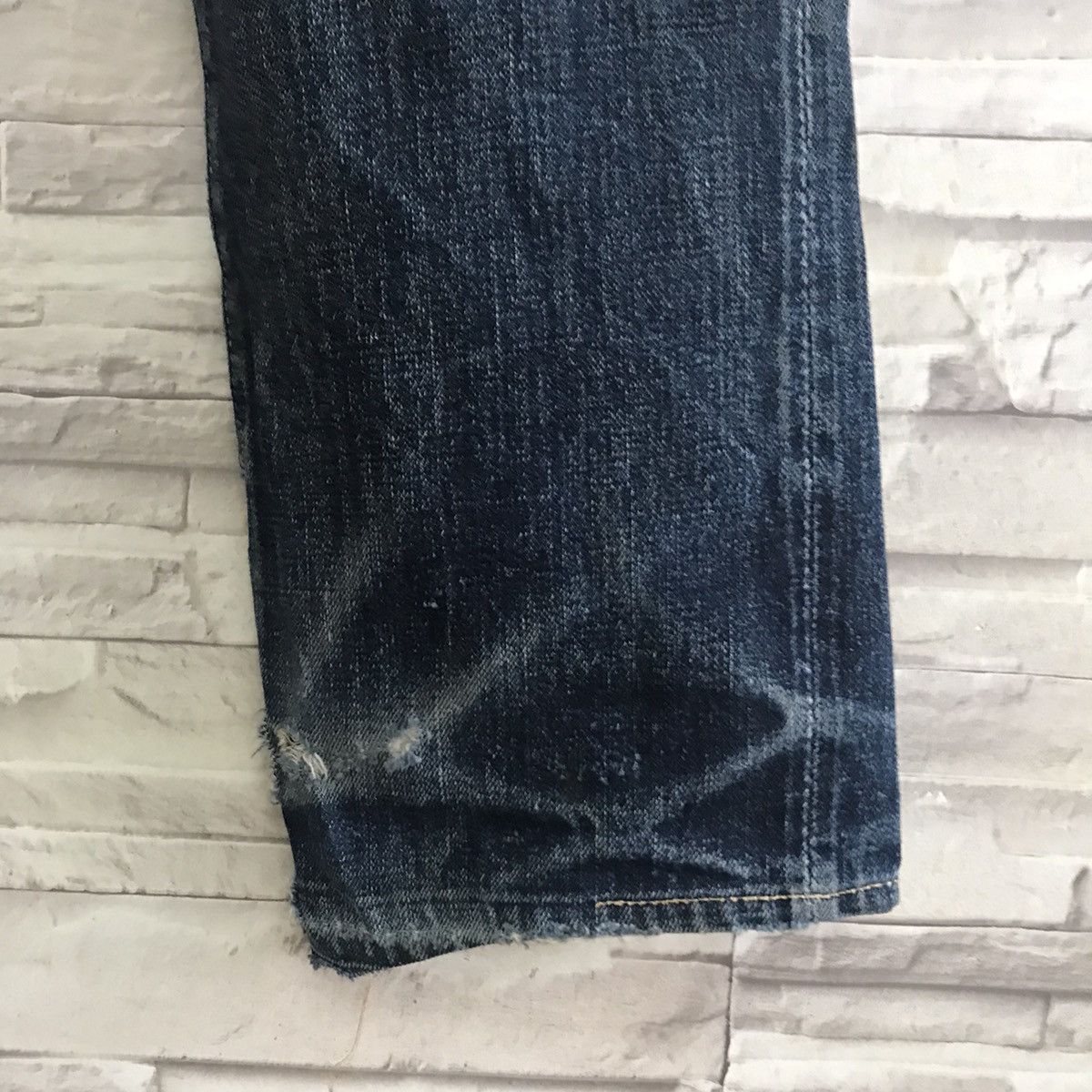 Eternal Eternal Distressed Denim Selvedge Jeans Nature Fade Size US 29 - 10 Thumbnail