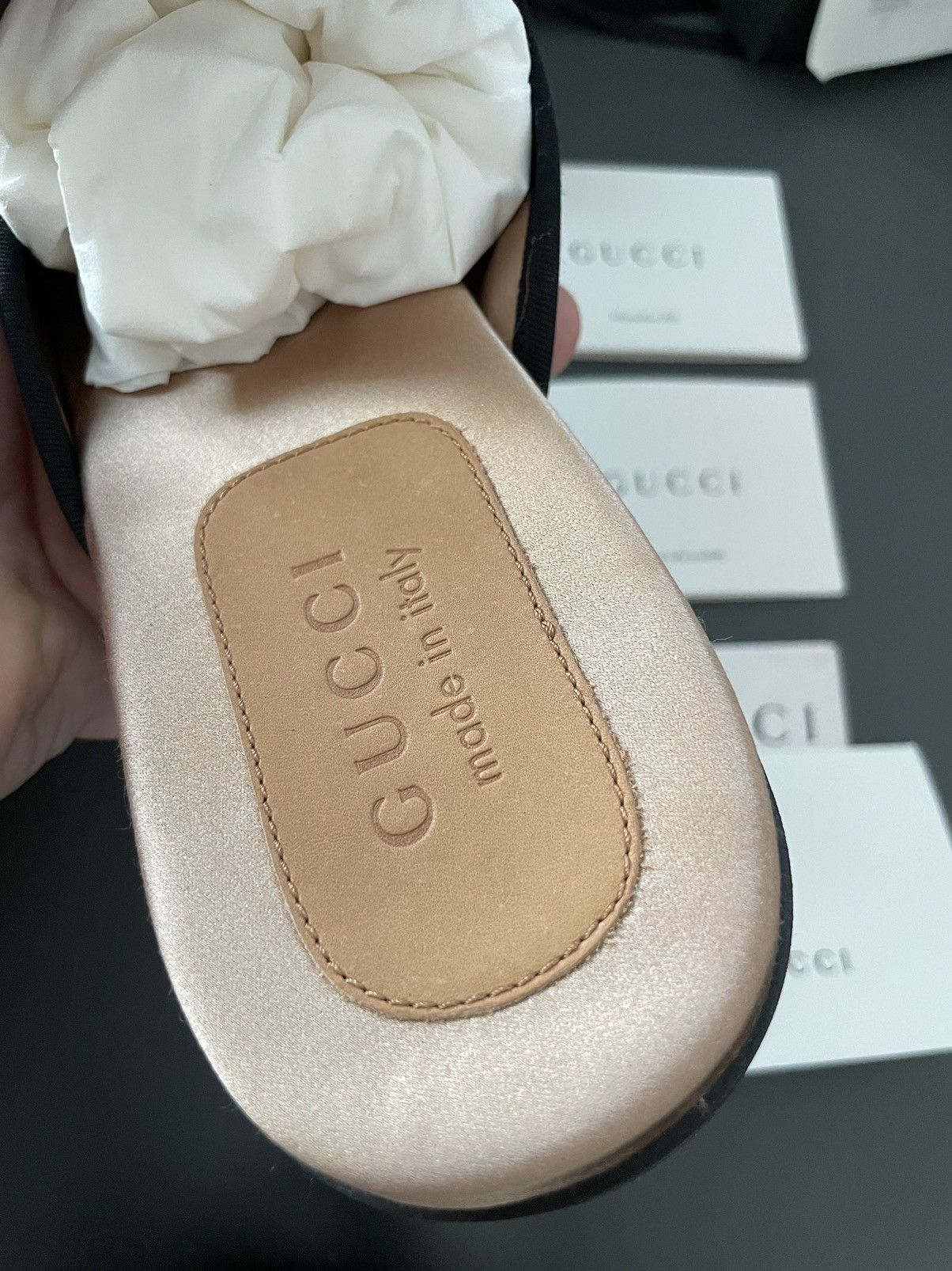 Gucci Rare Runway NEW Marmara Velvet Leather Sandal Loafer Shoes Size US 8.5 / EU 41-42 - 21 Thumbnail