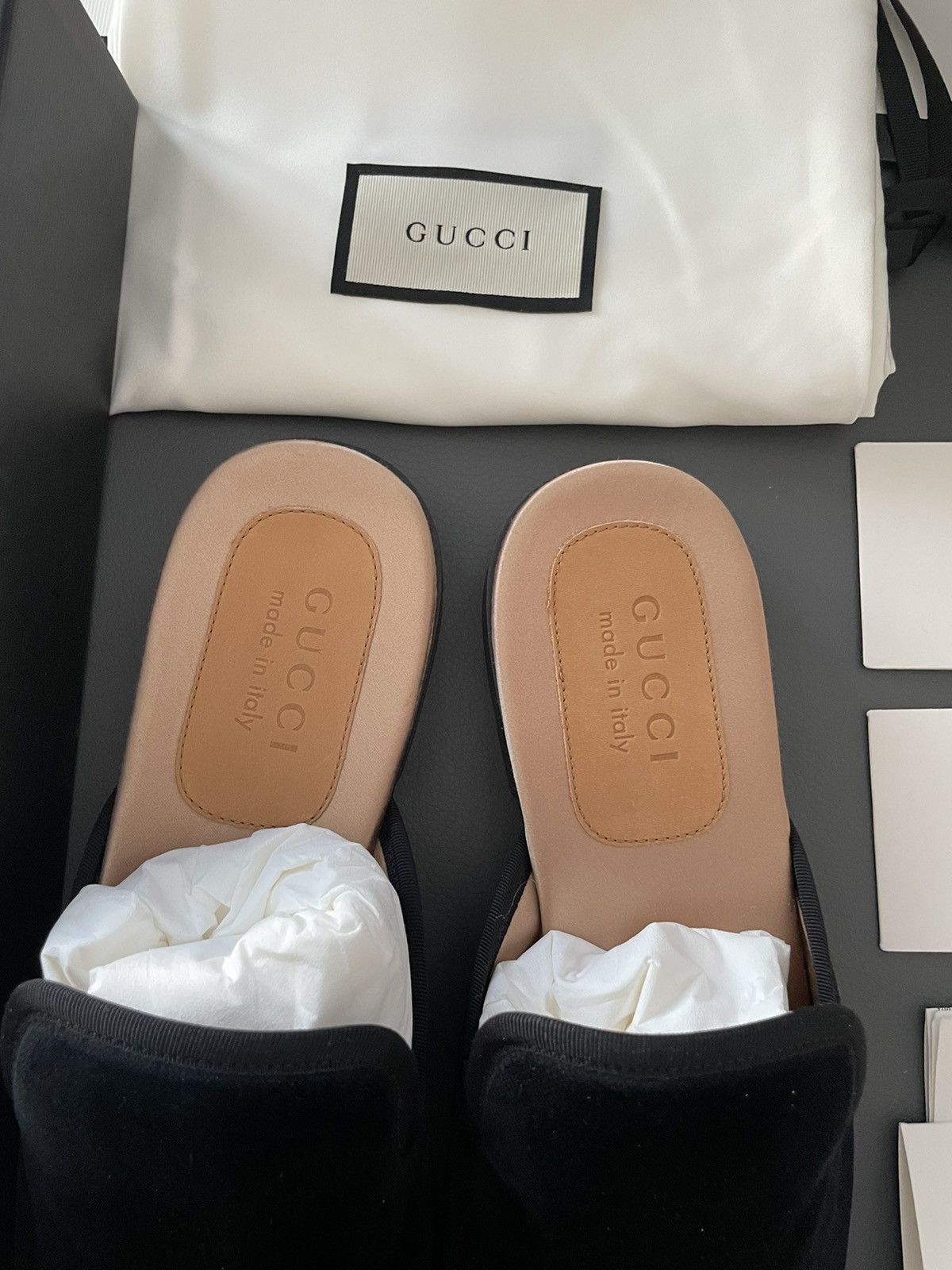 Gucci Rare Runway NEW Marmara Velvet Leather Sandal Loafer Shoes Size US 8.5 / EU 41-42 - 12 Thumbnail