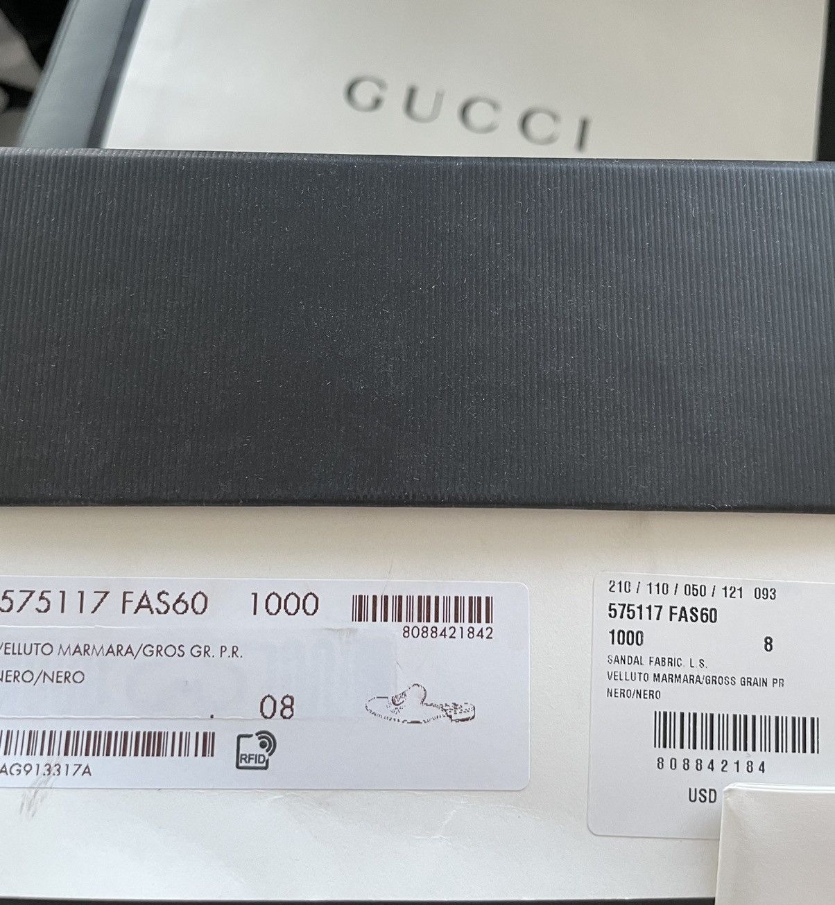 Gucci Rare Runway NEW Marmara Velvet Leather Sandal Loafer Shoes Size US 8.5 / EU 41-42 - 4 Thumbnail
