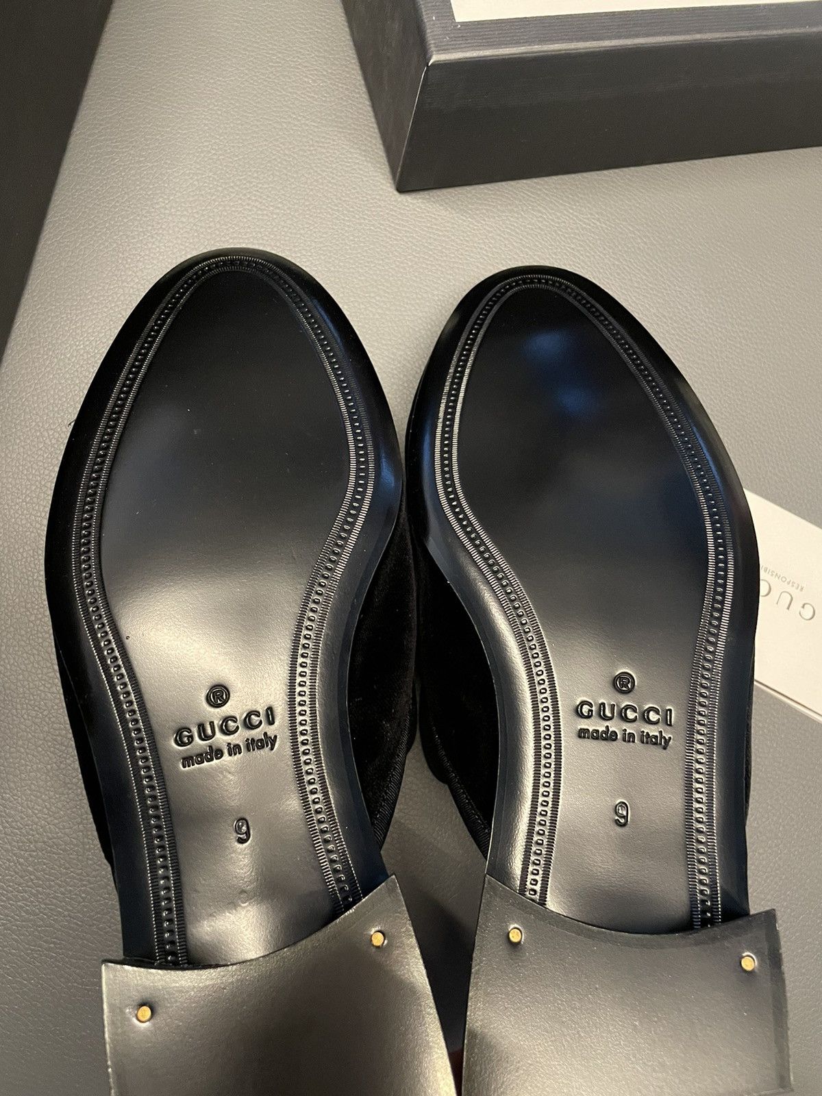 Gucci Gucci Super Runway Limited Edition Velvet Ivory Shoes Size US 9.5 / EU 42-43 - 4 Thumbnail