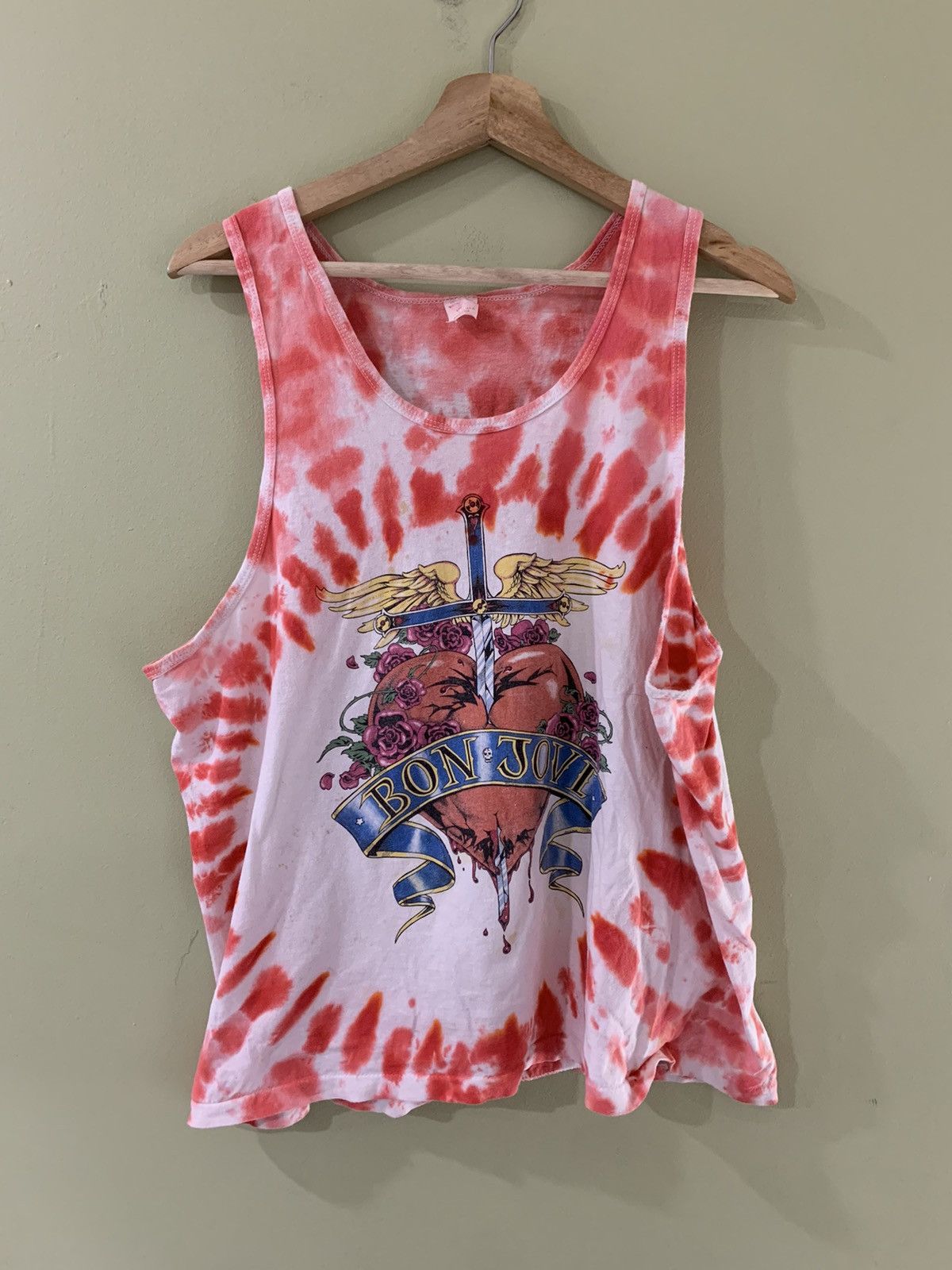 bon jovi tie dye shirt