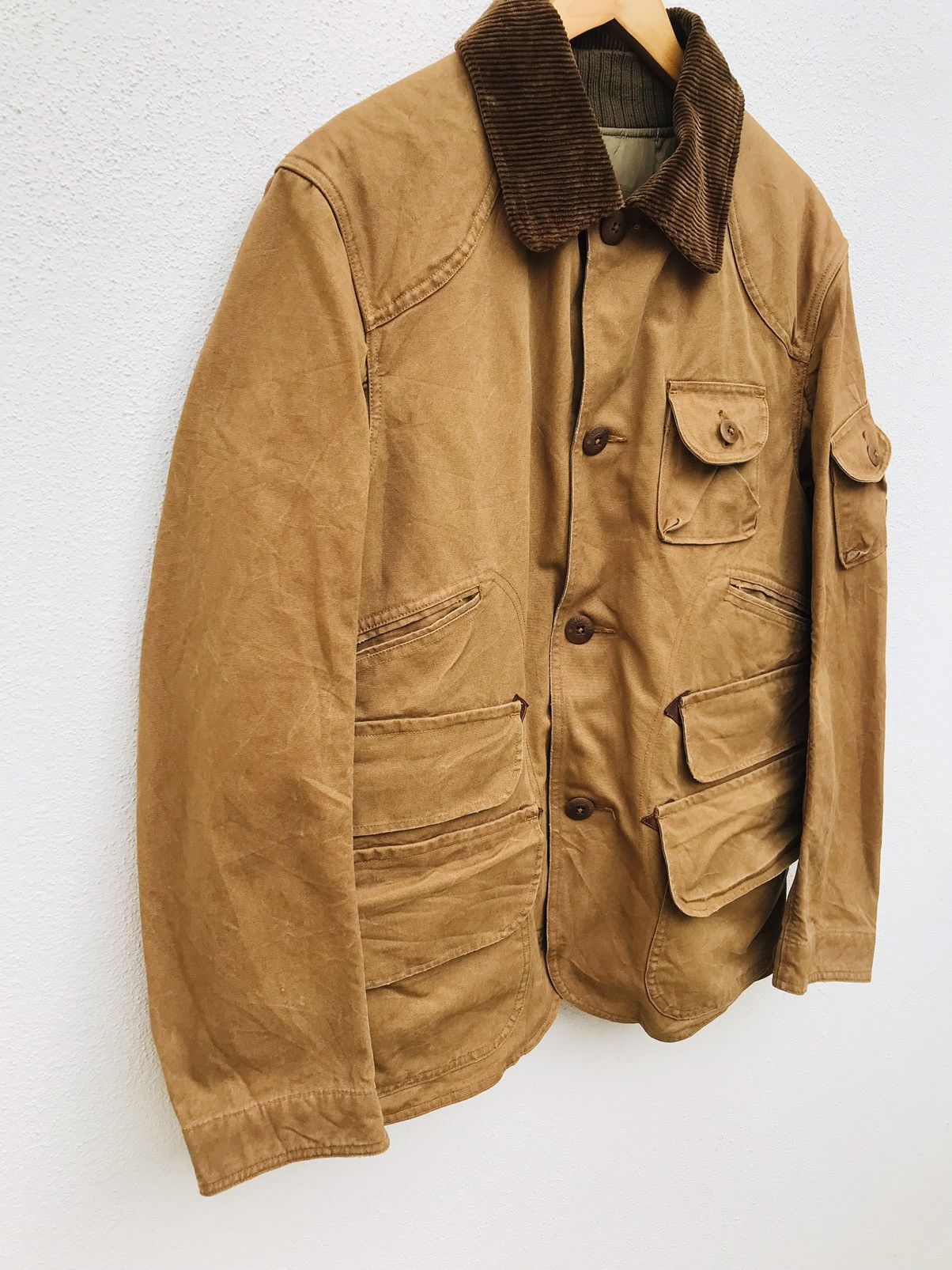 Vintage 90's Polo Ralph Lauren Hunting Jacket Heavy Cutton
