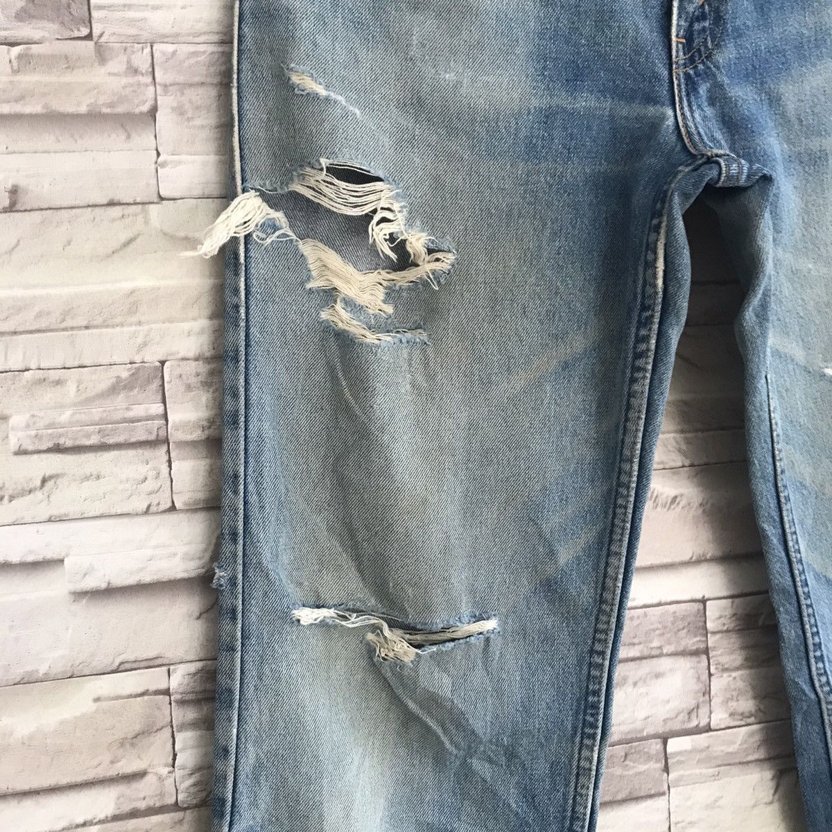 Levi's Vintage 80s Levis 510 Grunge Jeans Made in USA Size US 32 / EU 48 - 5 Thumbnail