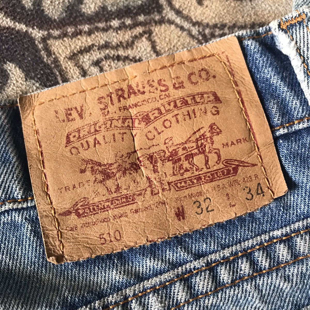 Levi's Vintage 80s Levis 510 Grunge Jeans Made in USA Size US 32 / EU 48 - 16 Thumbnail