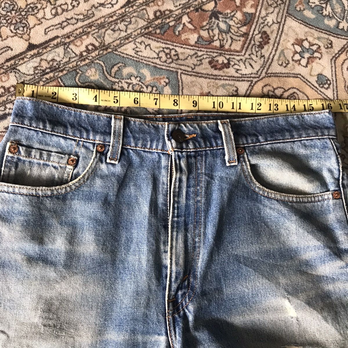Levi's Vintage 80s Levis 510 Grunge Jeans Made in USA Size US 32 / EU 48 - 19 Thumbnail