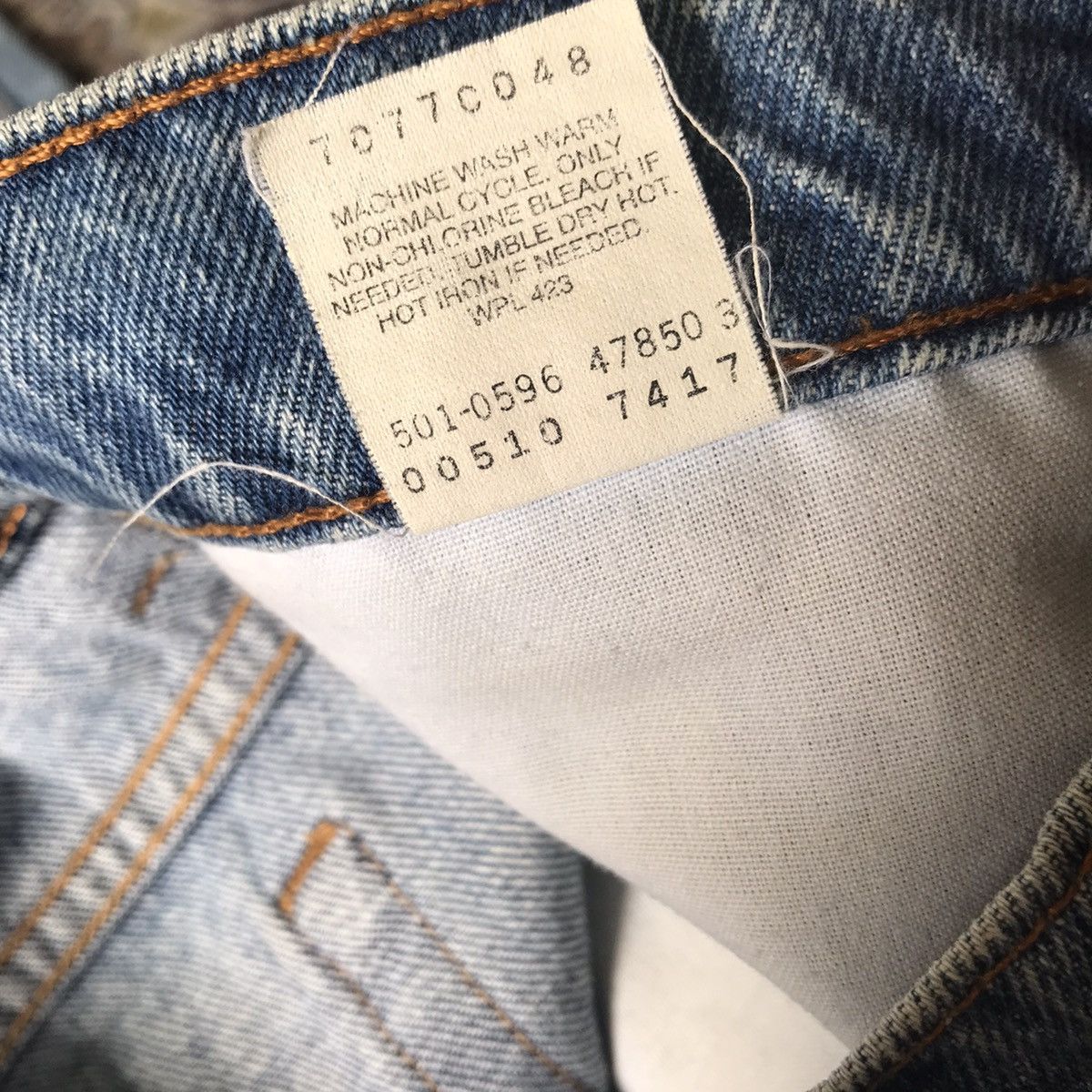 Levi's Vintage 80s Levis 510 Grunge Jeans Made in USA Size US 32 / EU 48 - 18 Thumbnail