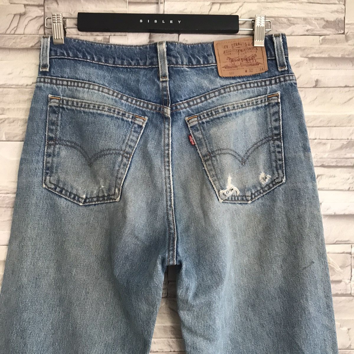 Levi's Vintage 80s Levis 510 Grunge Jeans Made in USA Size US 32 / EU 48 - 10 Thumbnail