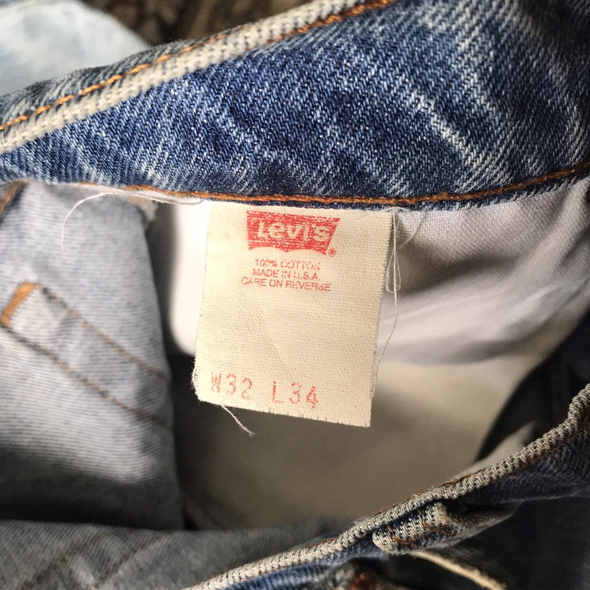 Levi's Vintage 80s Levis 510 Grunge Jeans Made in USA Size US 32 / EU 48 - 17 Thumbnail