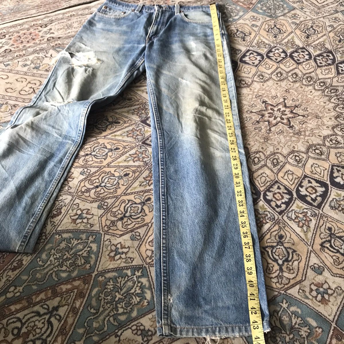 Levi's Vintage 80s Levis 510 Grunge Jeans Made in USA Size US 32 / EU 48 - 20 Thumbnail
