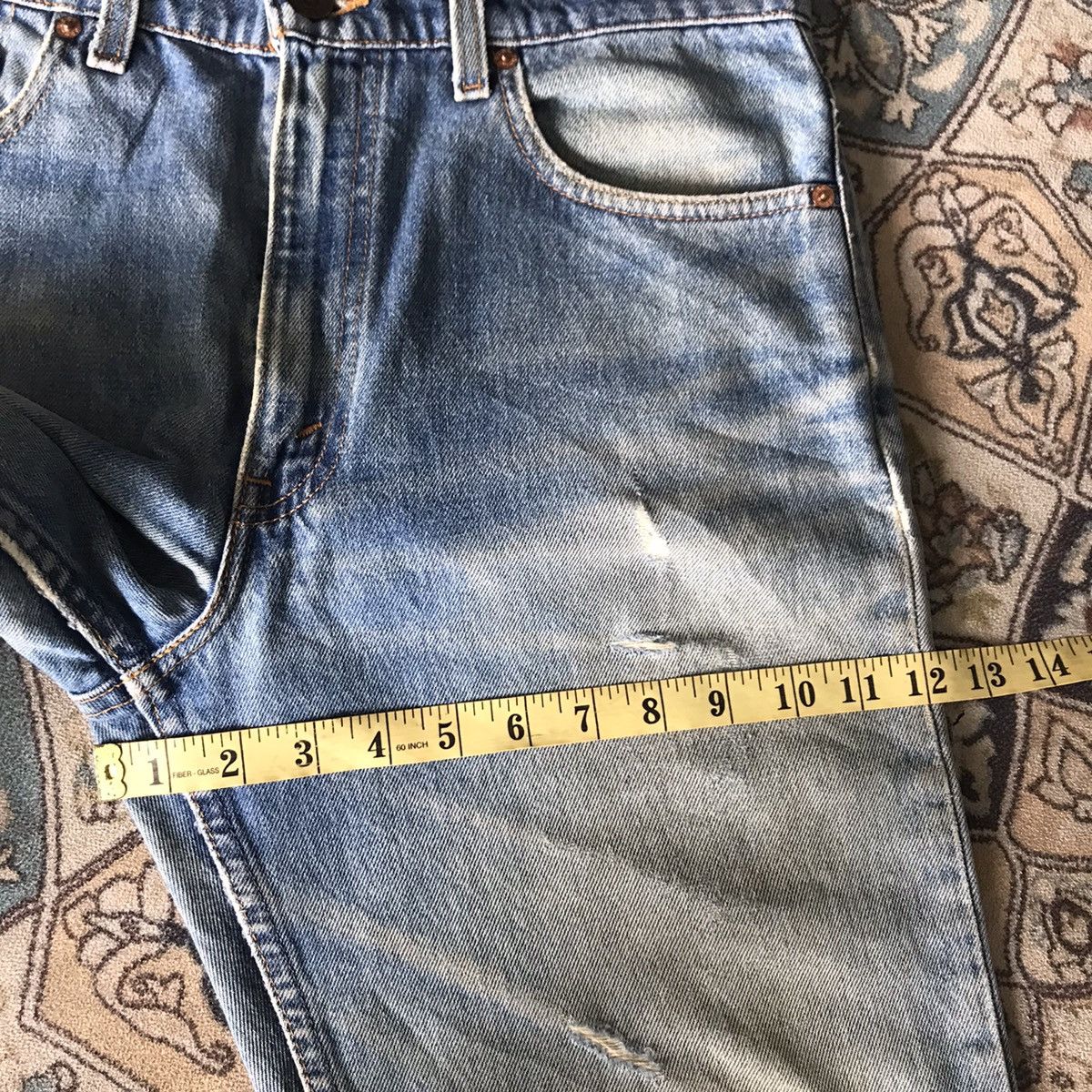 Levi's Vintage 80s Levis 510 Grunge Jeans Made in USA Size US 32 / EU 48 - 22 Thumbnail