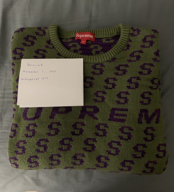 Supreme Supreme S Repeat Sweater SS21 | Grailed