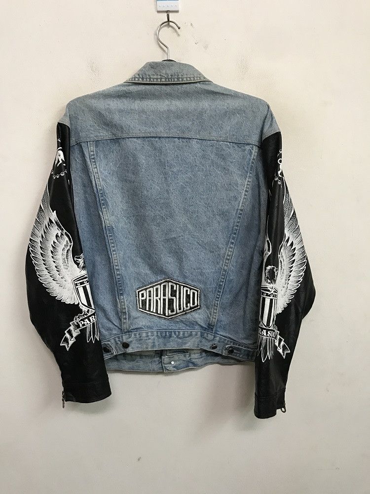Parasuco PARASUCO Made in Canada Biker Denim Jacket Size US M / EU 48-50 / 2 - 10 Thumbnail