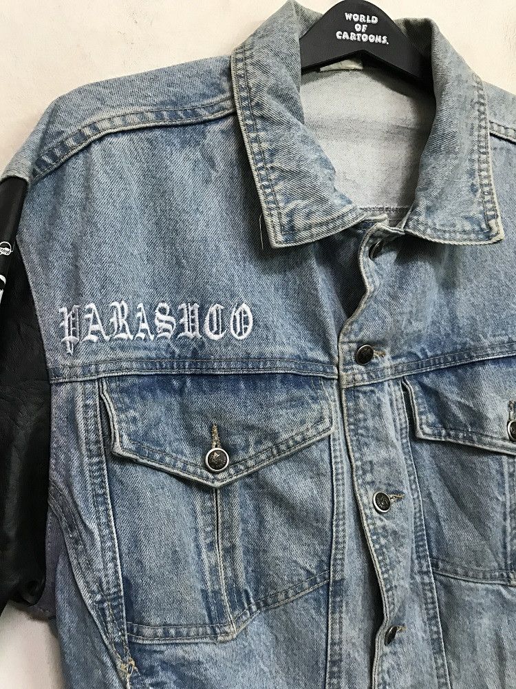 Parasuco PARASUCO Made in Canada Biker Denim Jacket Size US M / EU 48-50 / 2 - 2 Thumbnail