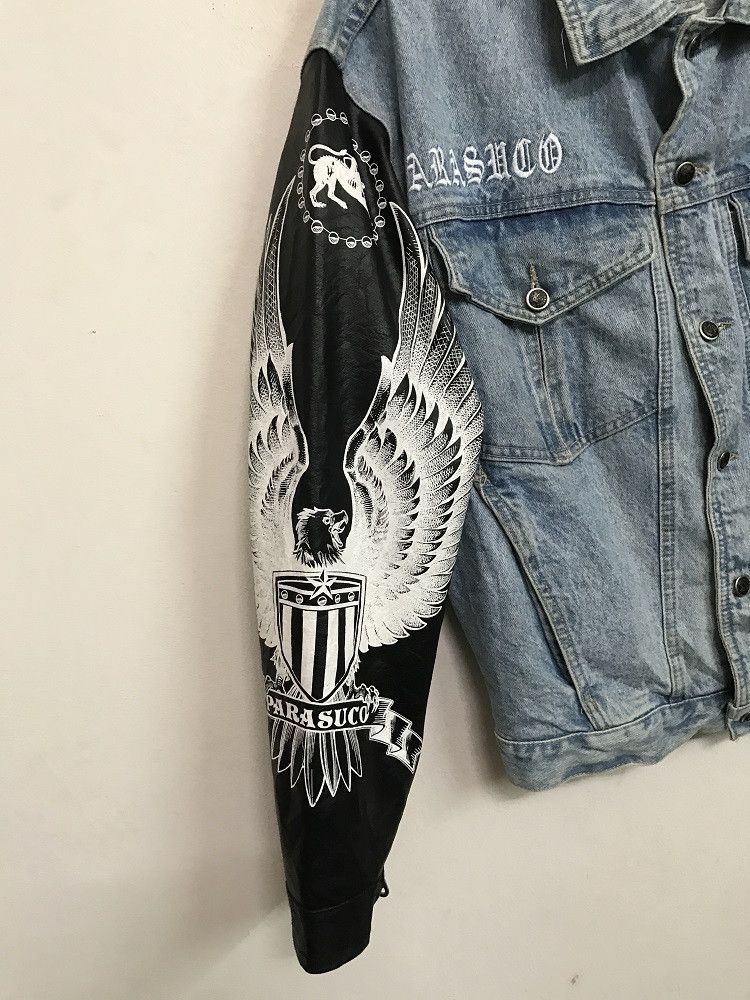 Parasuco PARASUCO Made in Canada Biker Denim Jacket Size US M / EU 48-50 / 2 - 8 Thumbnail