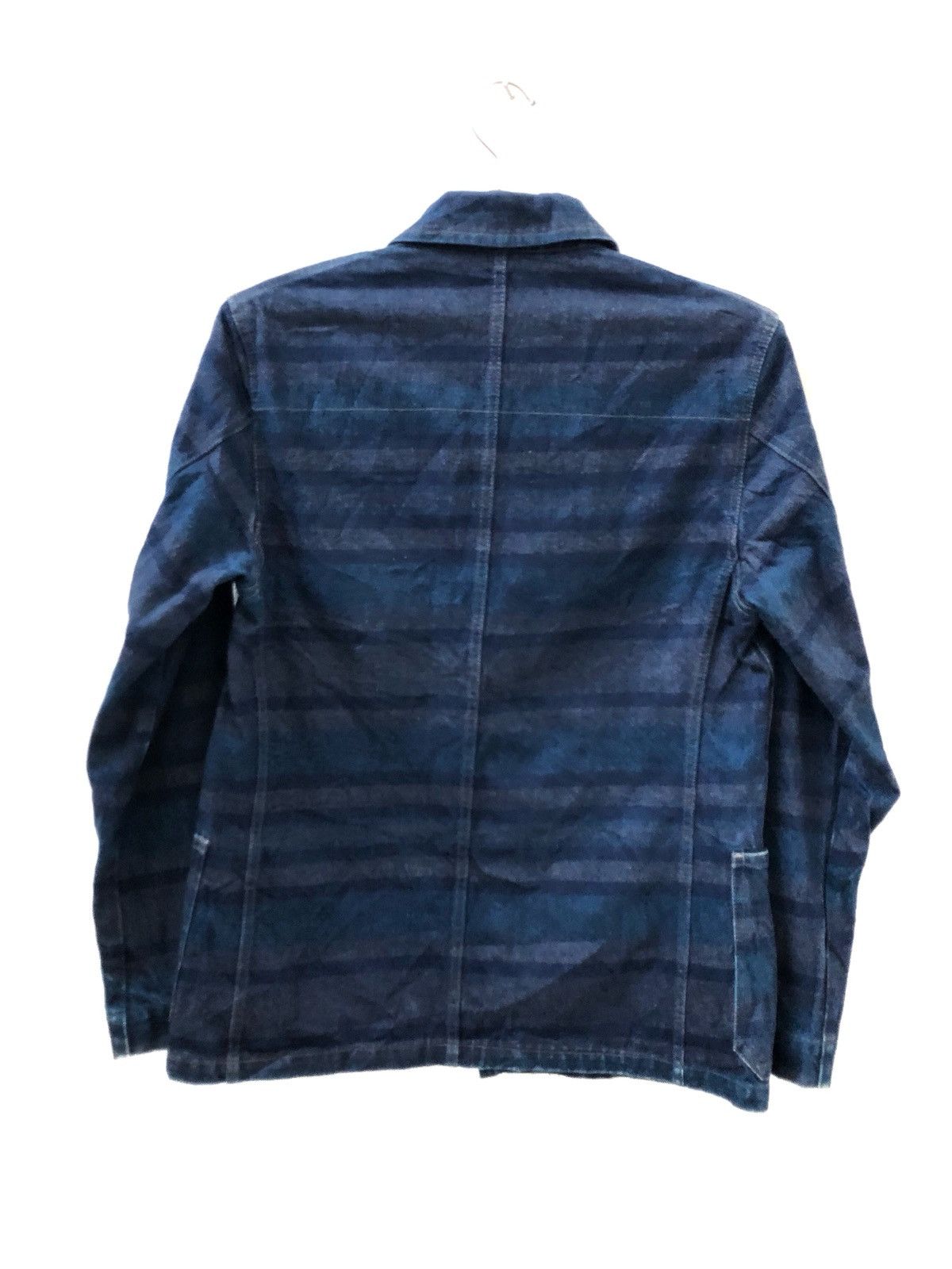 Vintage Vintage RUPERT Japan Border Striped Jailer Denim Jacket Size US S / EU 44-46 / 1 - 13 Thumbnail