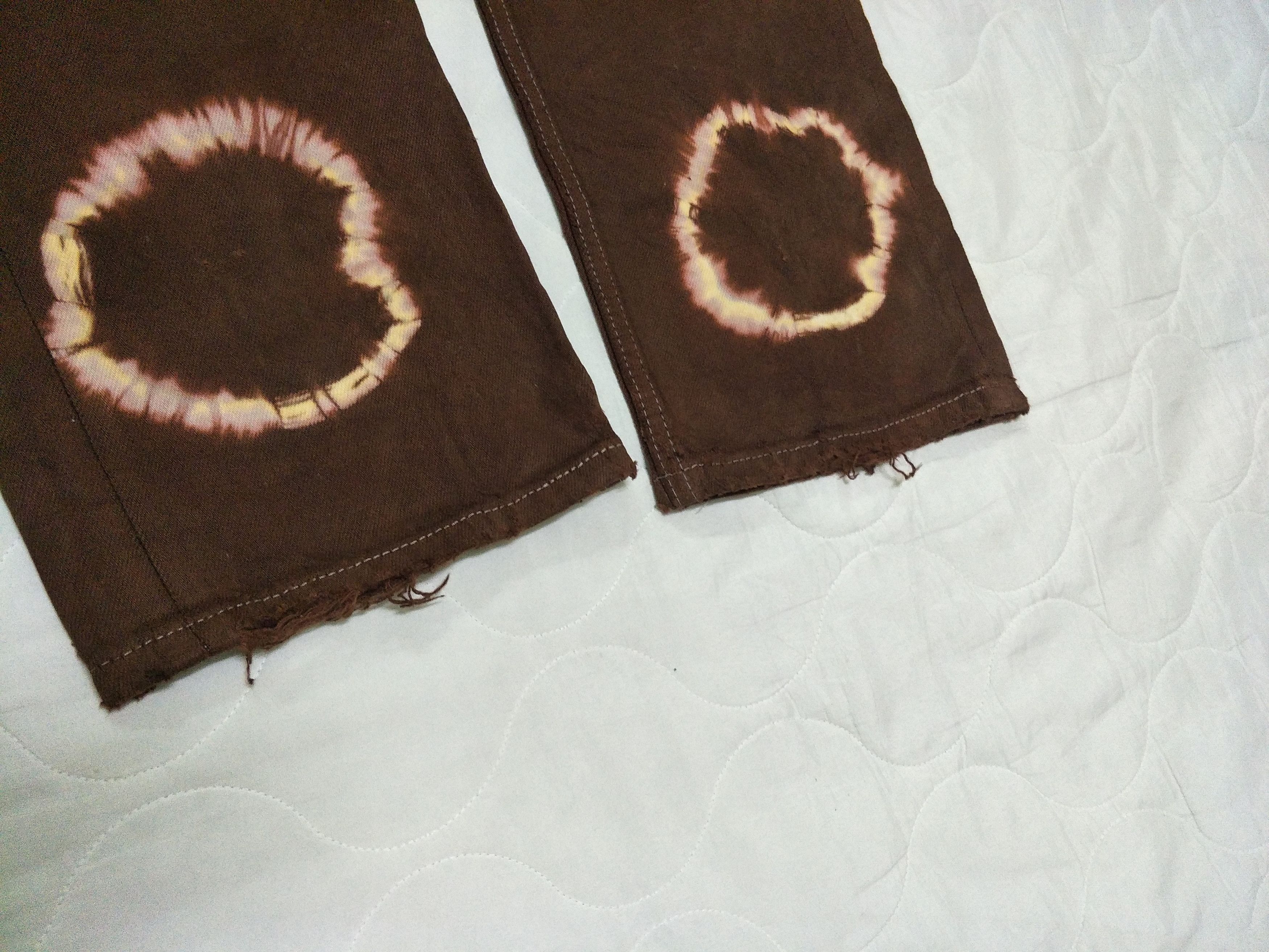 Levi's Vintage Levi's Acid Ring Brown Ripped Distress Denim Size US 32 / EU 48 - 11 Thumbnail