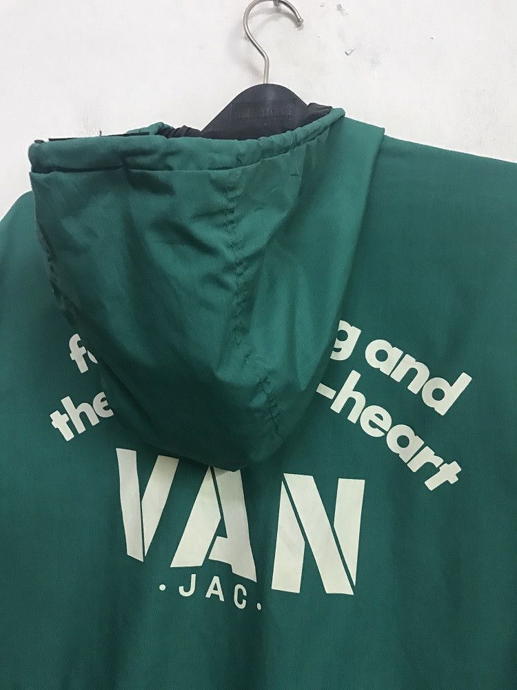 Vintage Vintage VAN JAC Japan Armpit Ventilation Hoodie Green Size US M / EU 48-50 / 2 - 5 Thumbnail